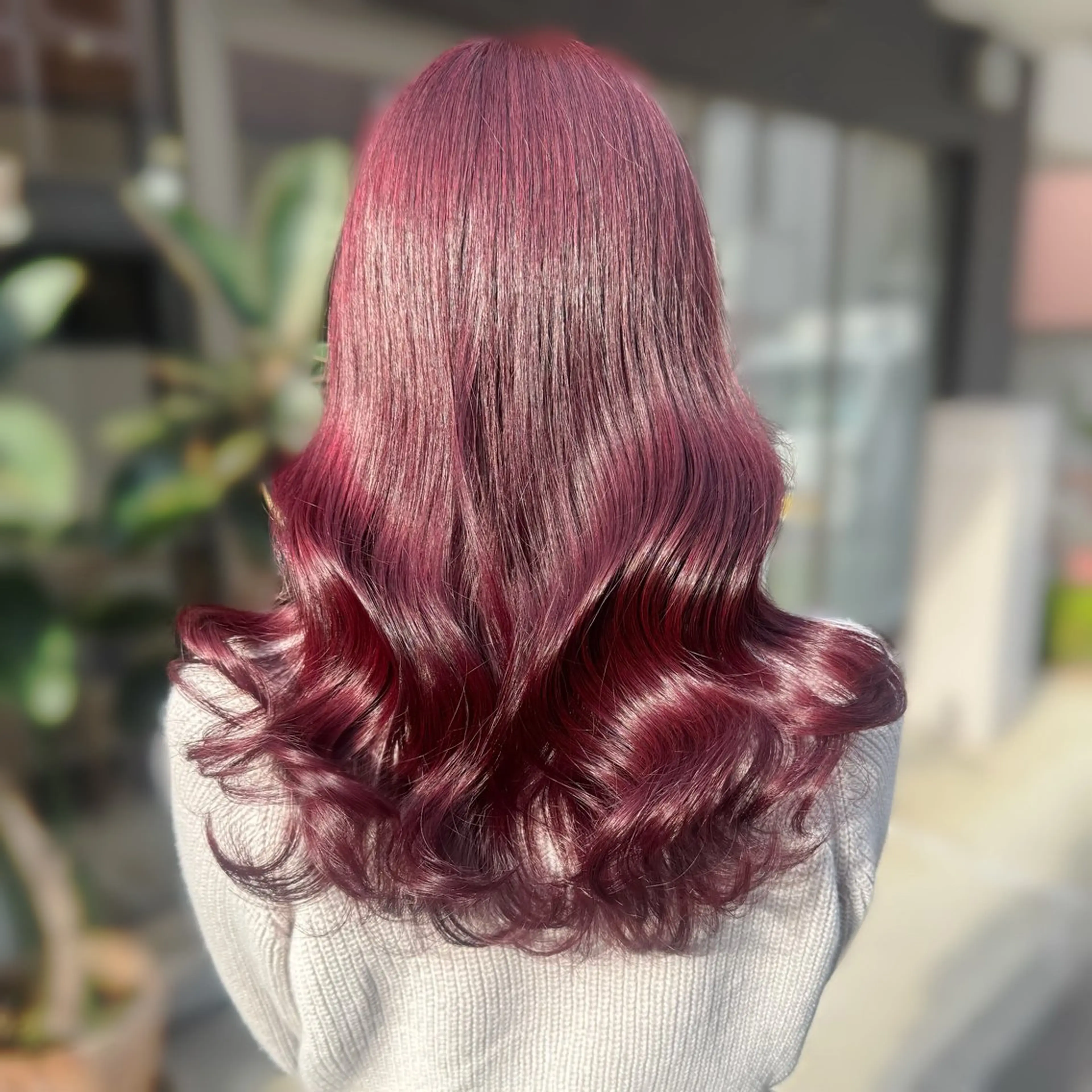 セミロング カラー カット ヘアカラー トリートメント kana ブリーチなしカラー✨のヘアスタイル