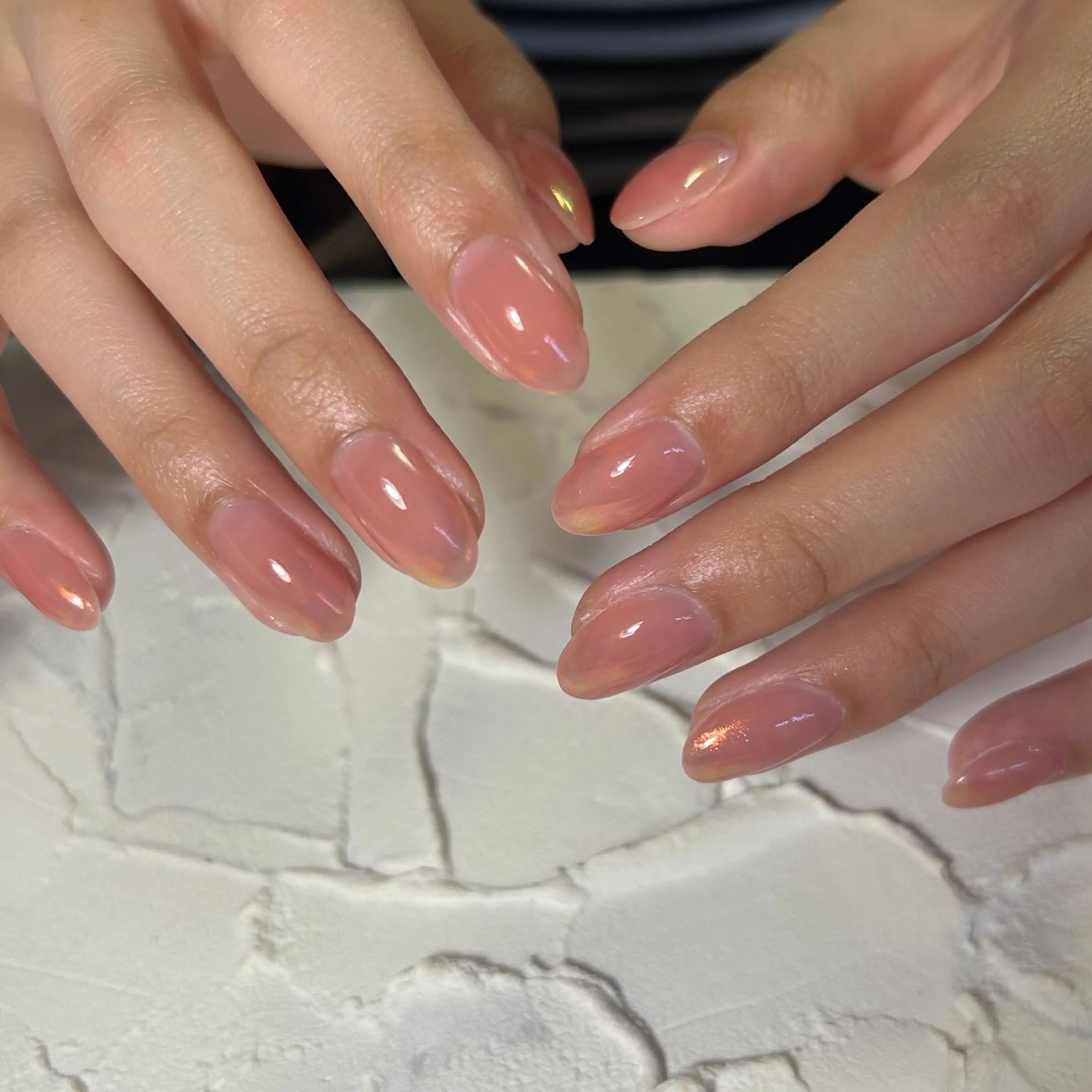 ネイル オーロラネイル Lofinails ちひろのネイルデザイン