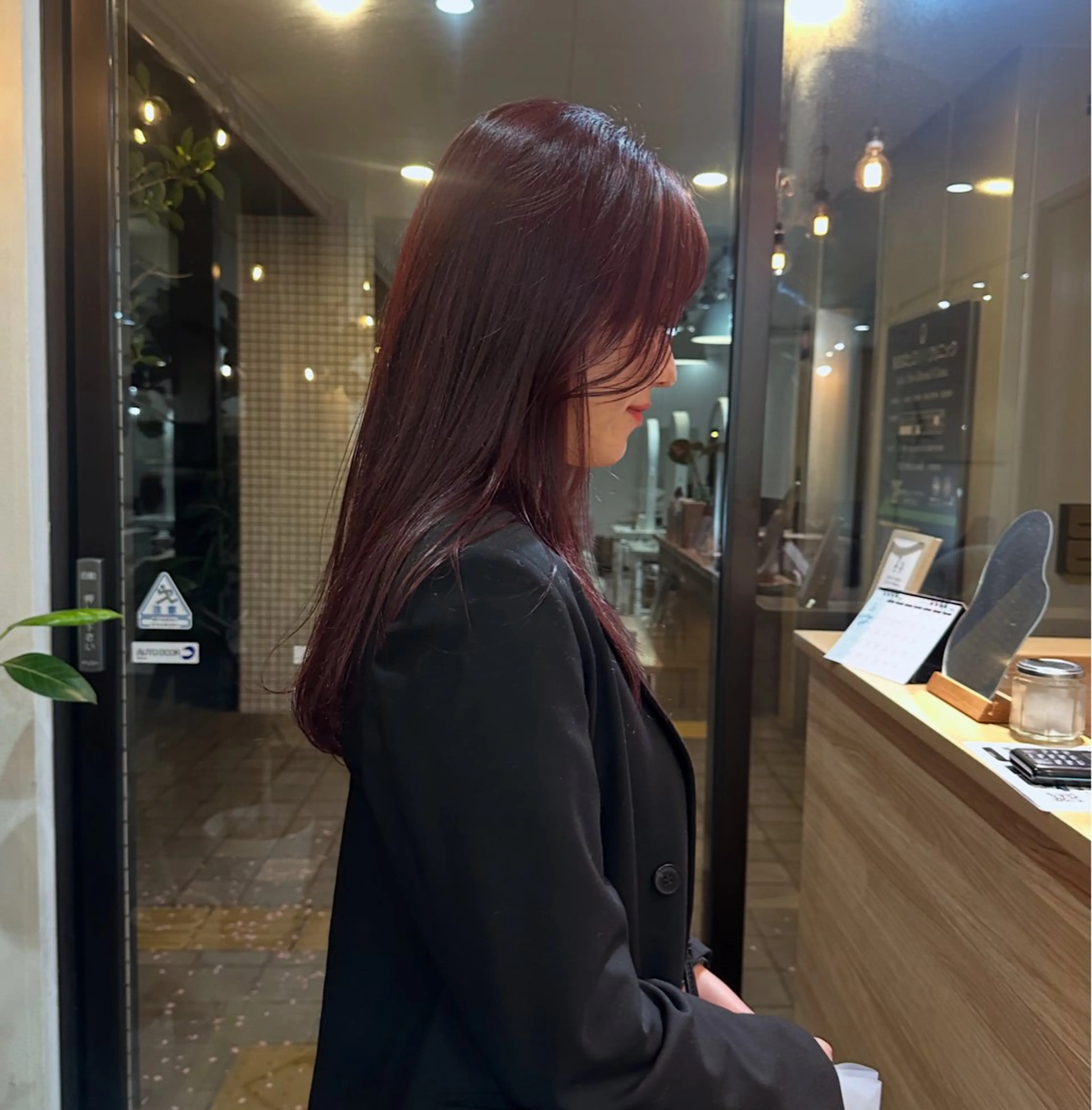 ロング カラー GIFT所属・橋本叶夢/ ショートヘア/透け感のヘアスタイル