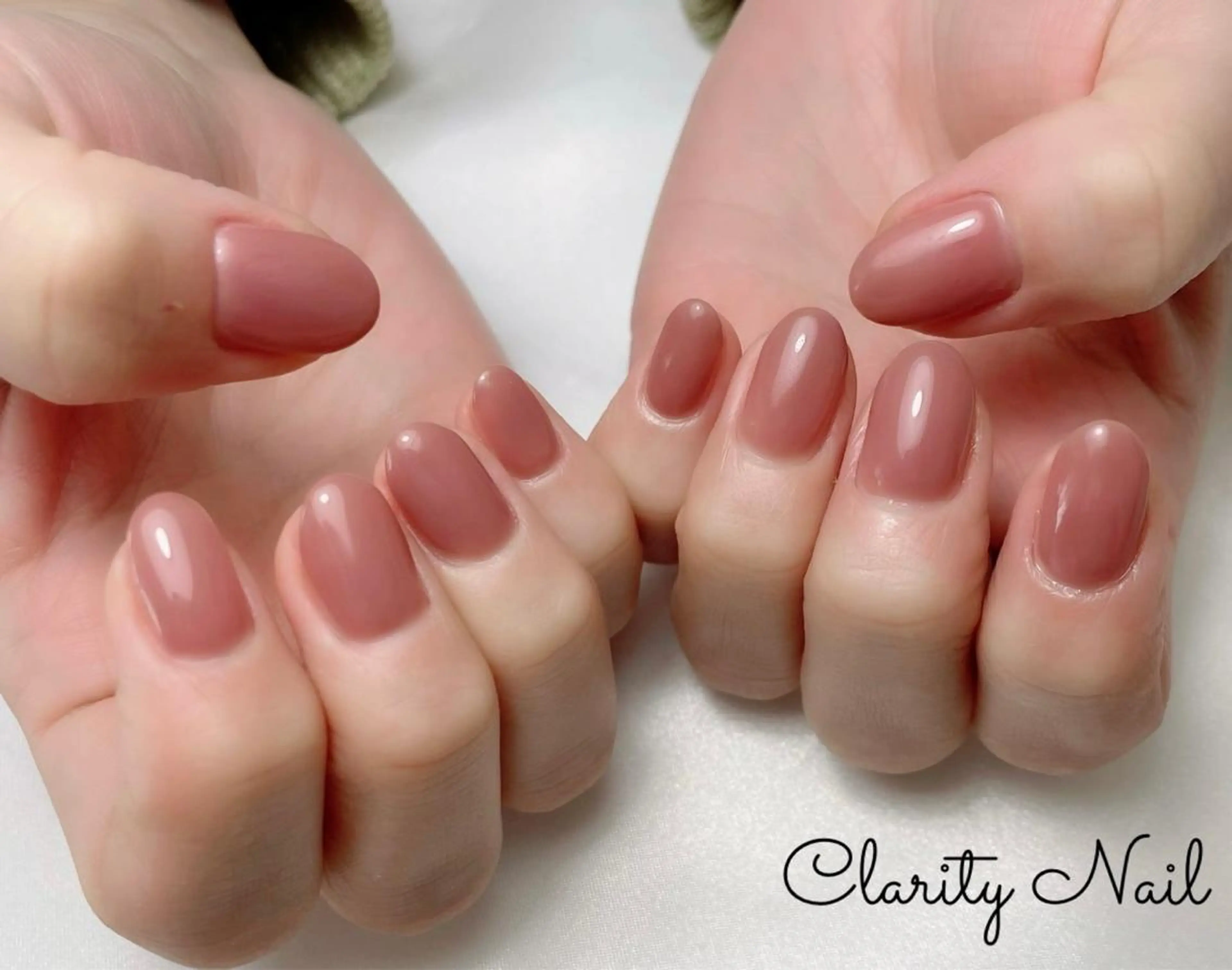 ネイル ワンカラーネイル ハンドネイル Clarity Nailのネイルデザイン