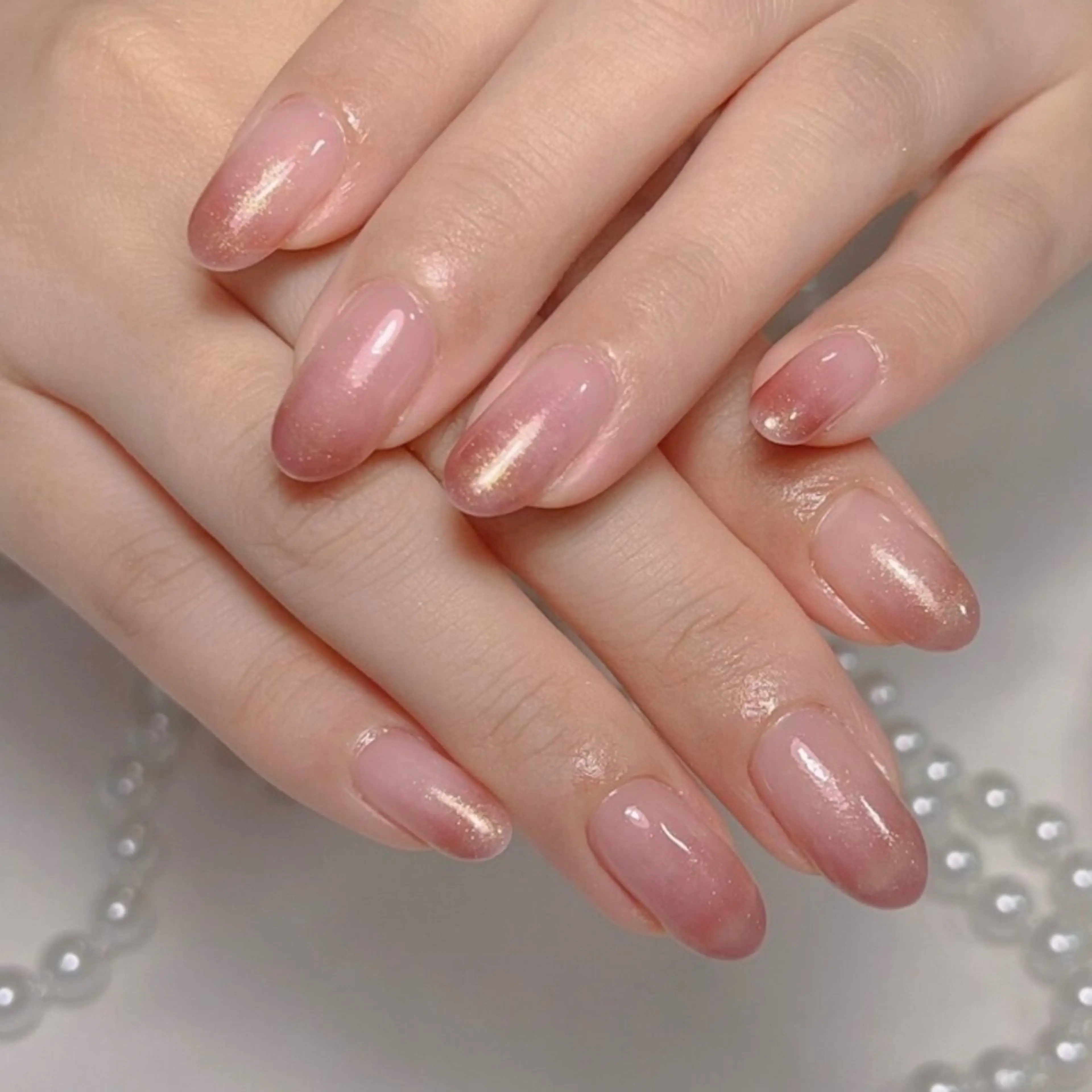 ネイル アートネイル フレンチネイル ジェルネイル グラデーション 韓国ネイル 久保田 マリコのネイルデザイン