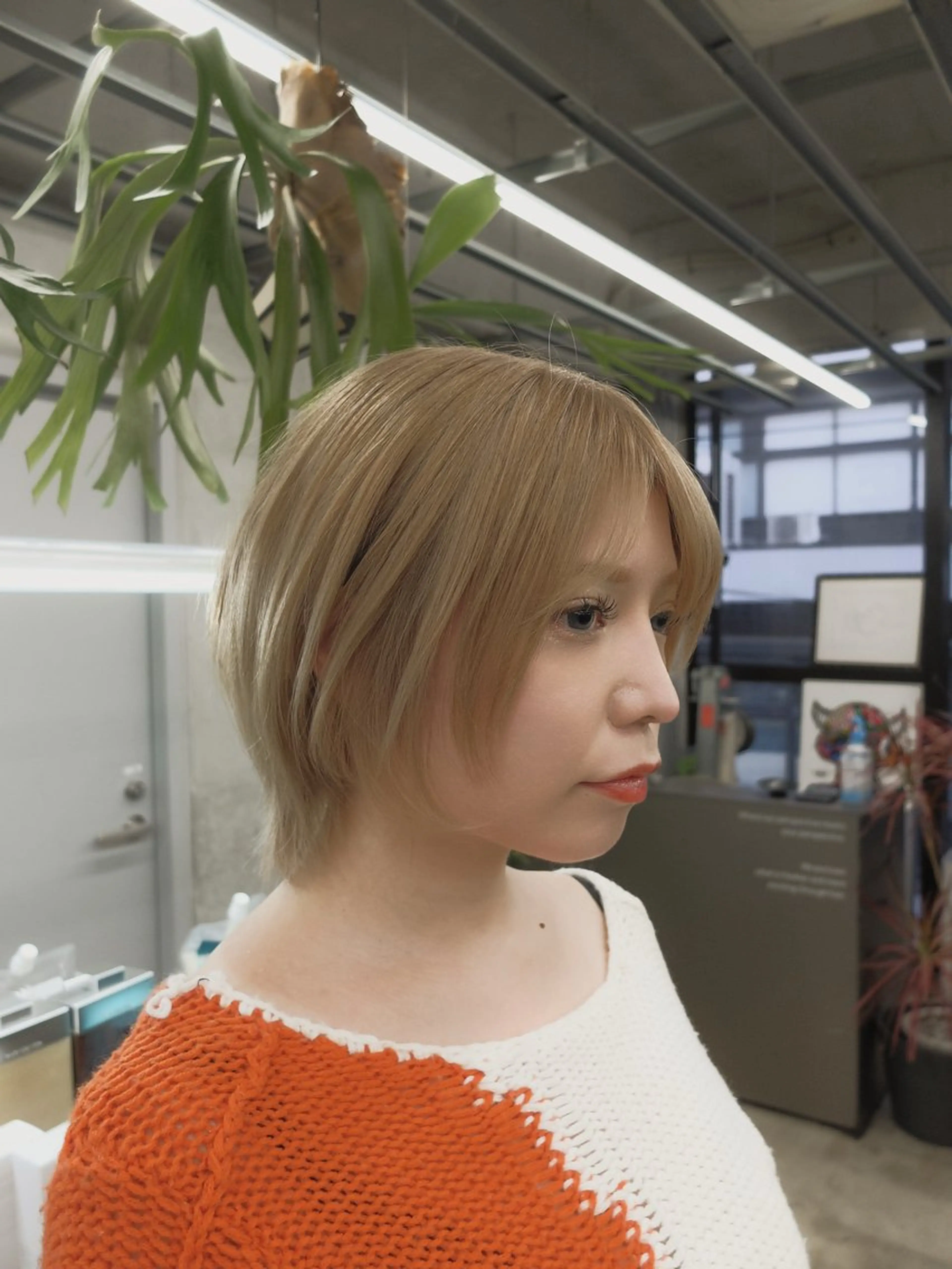 ショート カラー ヘアカラー ダブルカラー/ ケアブリーチ/クニトのヘアスタイル