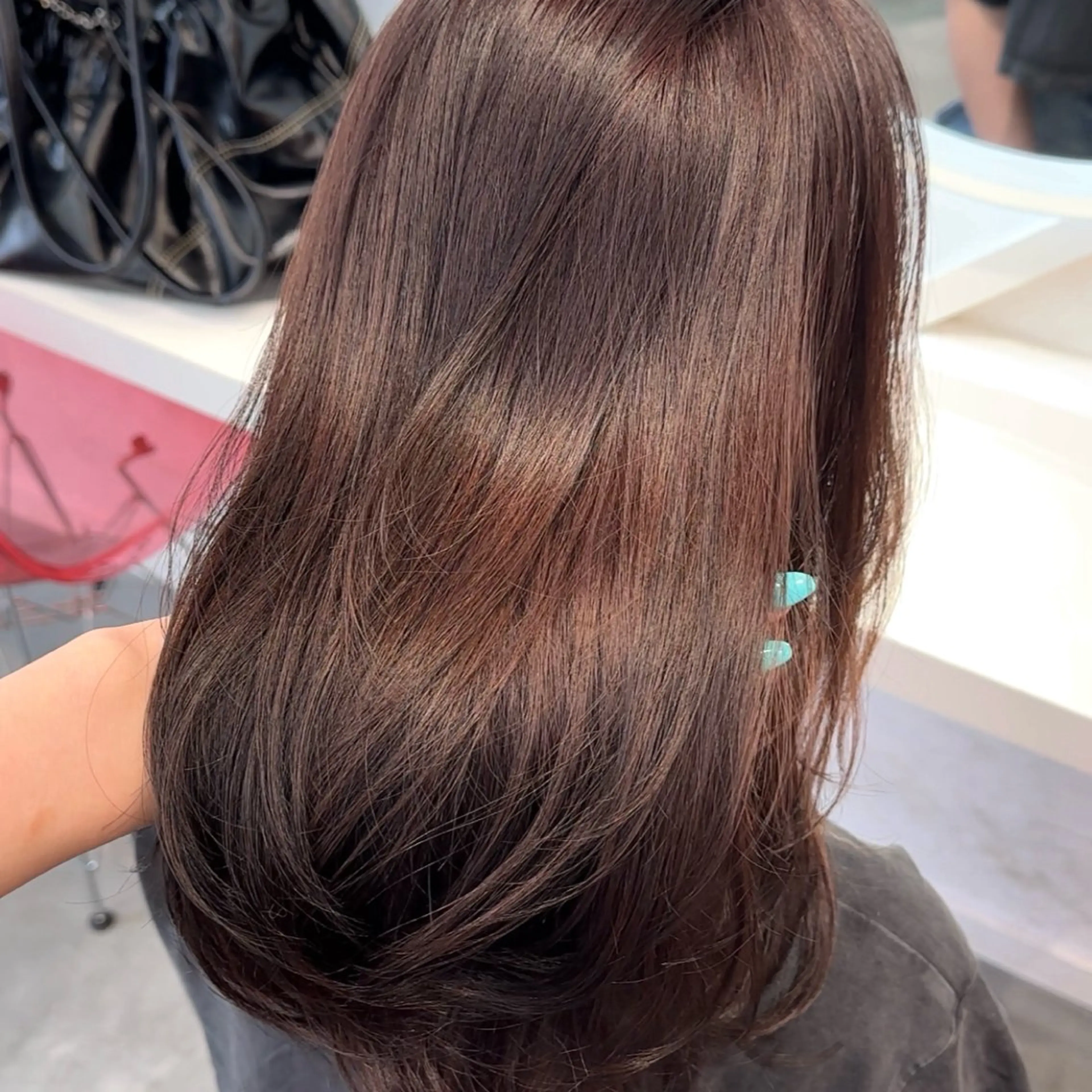 セミロング カラー カット ヘアカラー トリートメント 原宿/ボブ/髪質 改善/レイヤー/優希のヘアスタイル