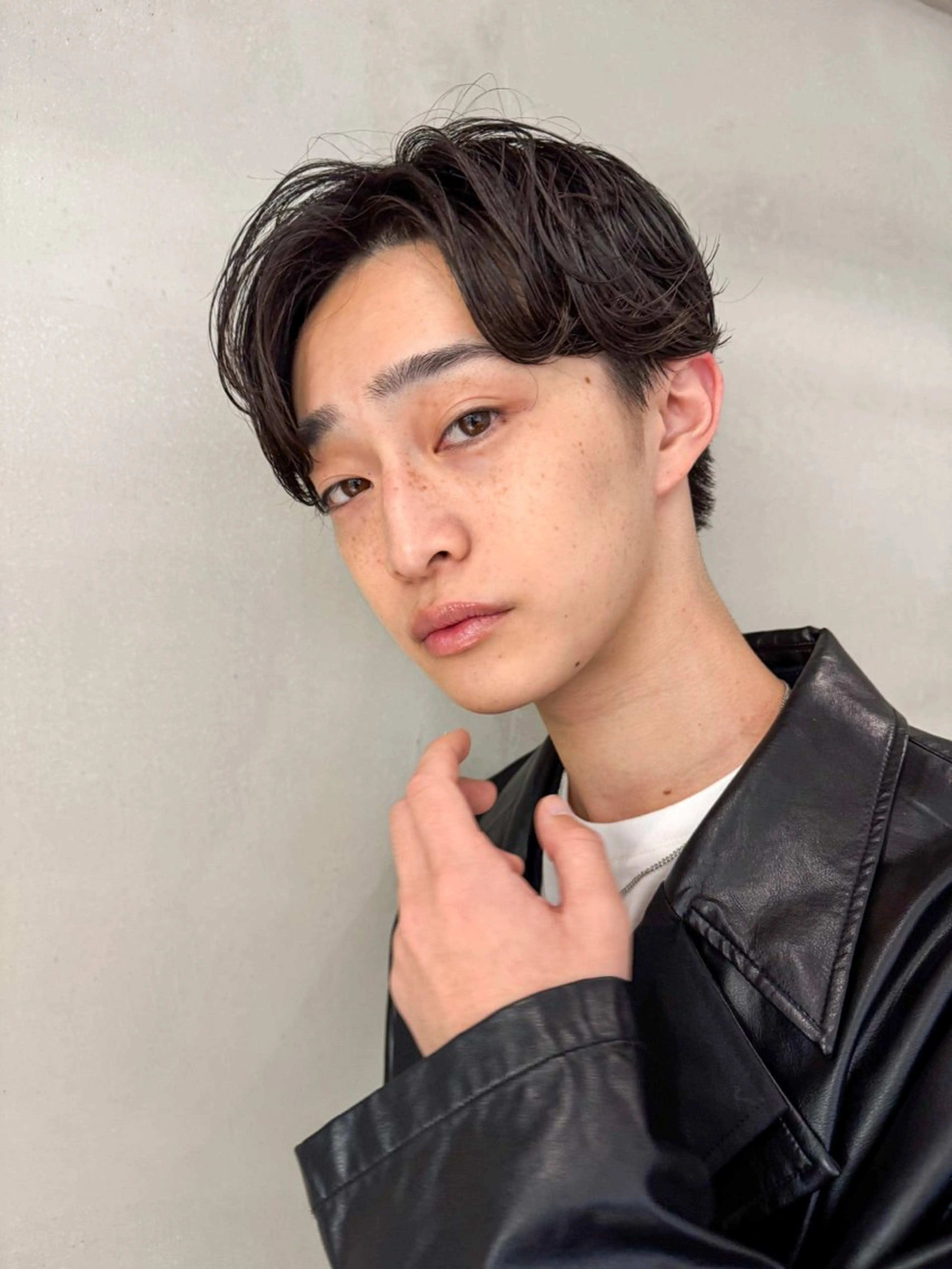 メンズ カット 山中 束真のヘアスタイル