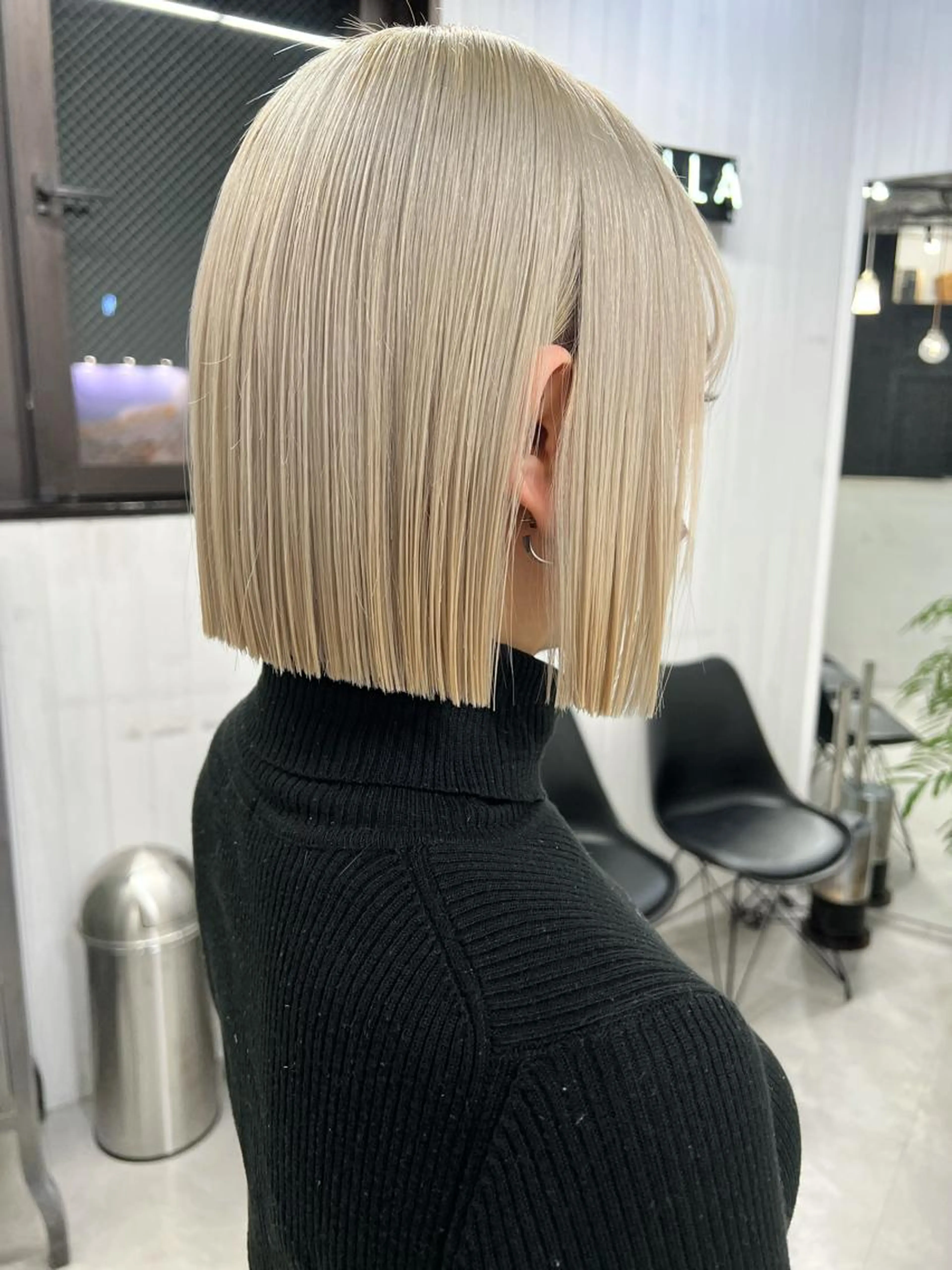 黒髪卒業式🌸💗カット+トリプルカラー＋補修トリートメント💗の写真