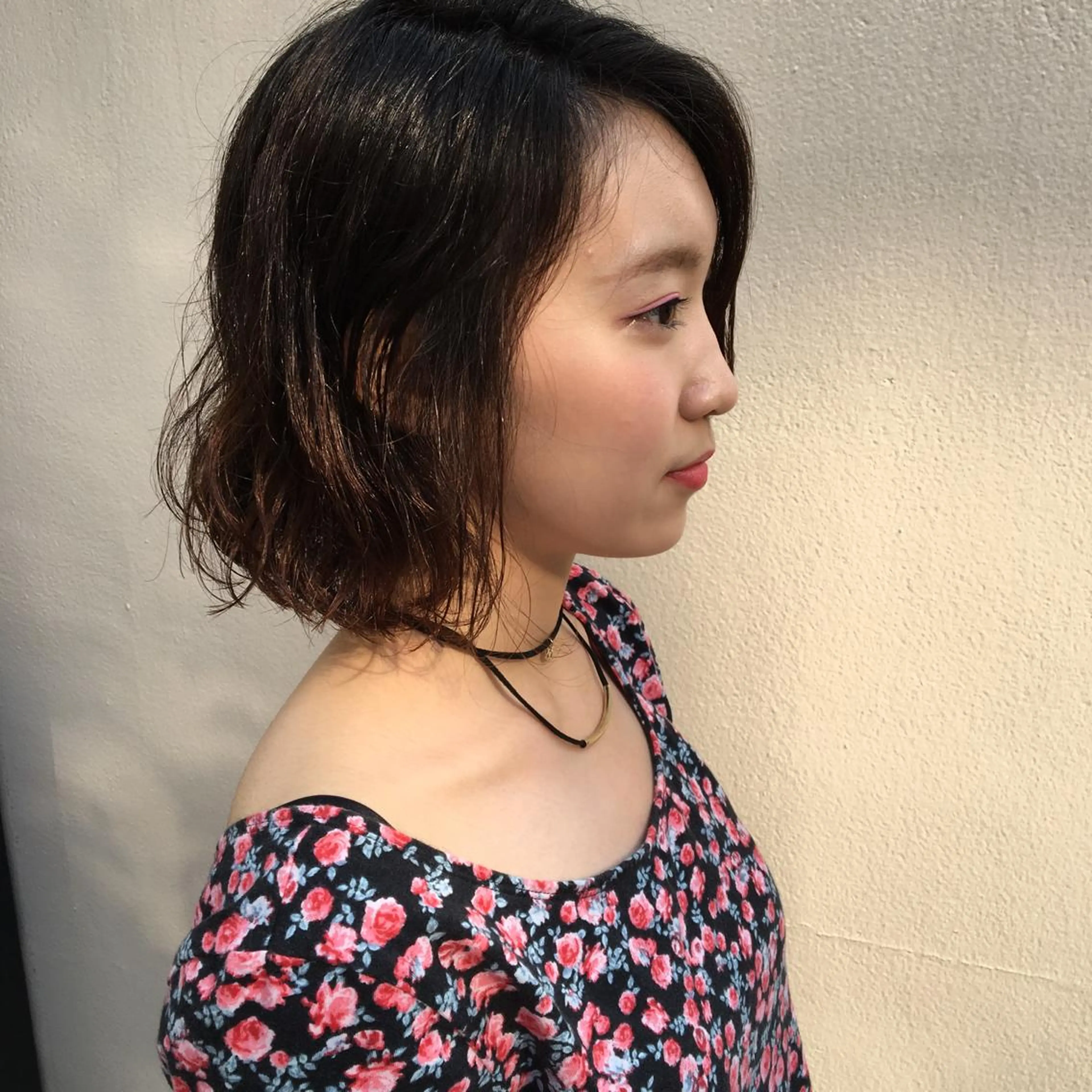 ミディアム パーマ THE DAY所属・AKI HASHIMOTOのヘアスタイル