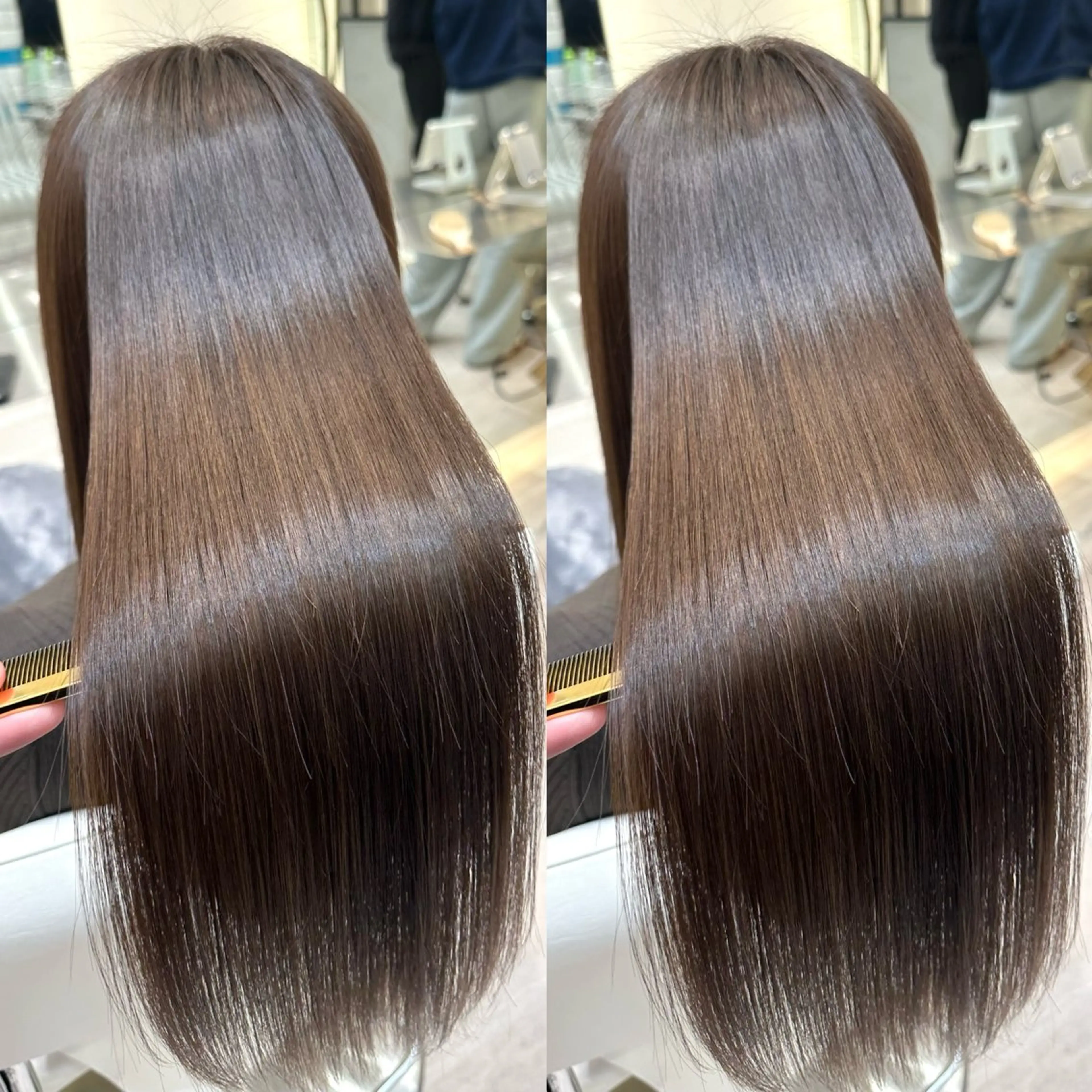 ロング 縮毛矯正 縮毛矯正 トリートメント 韓国/ワンホン/新宿 /Rumiのヘアスタイル