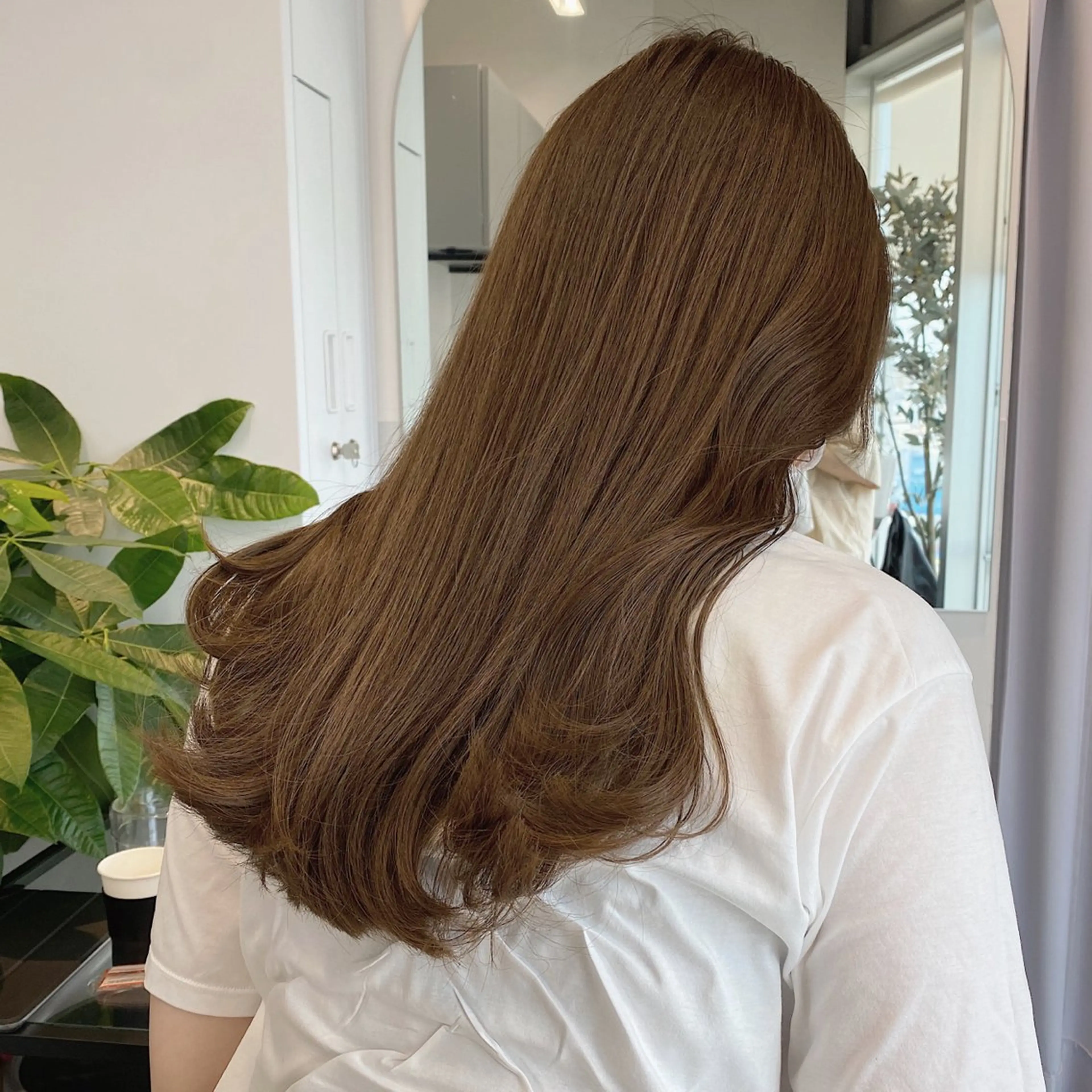 ロング カラー ヘアアレンジ ブリーチなしカラー/ 髪質改善/寺門束のヘアスタイル