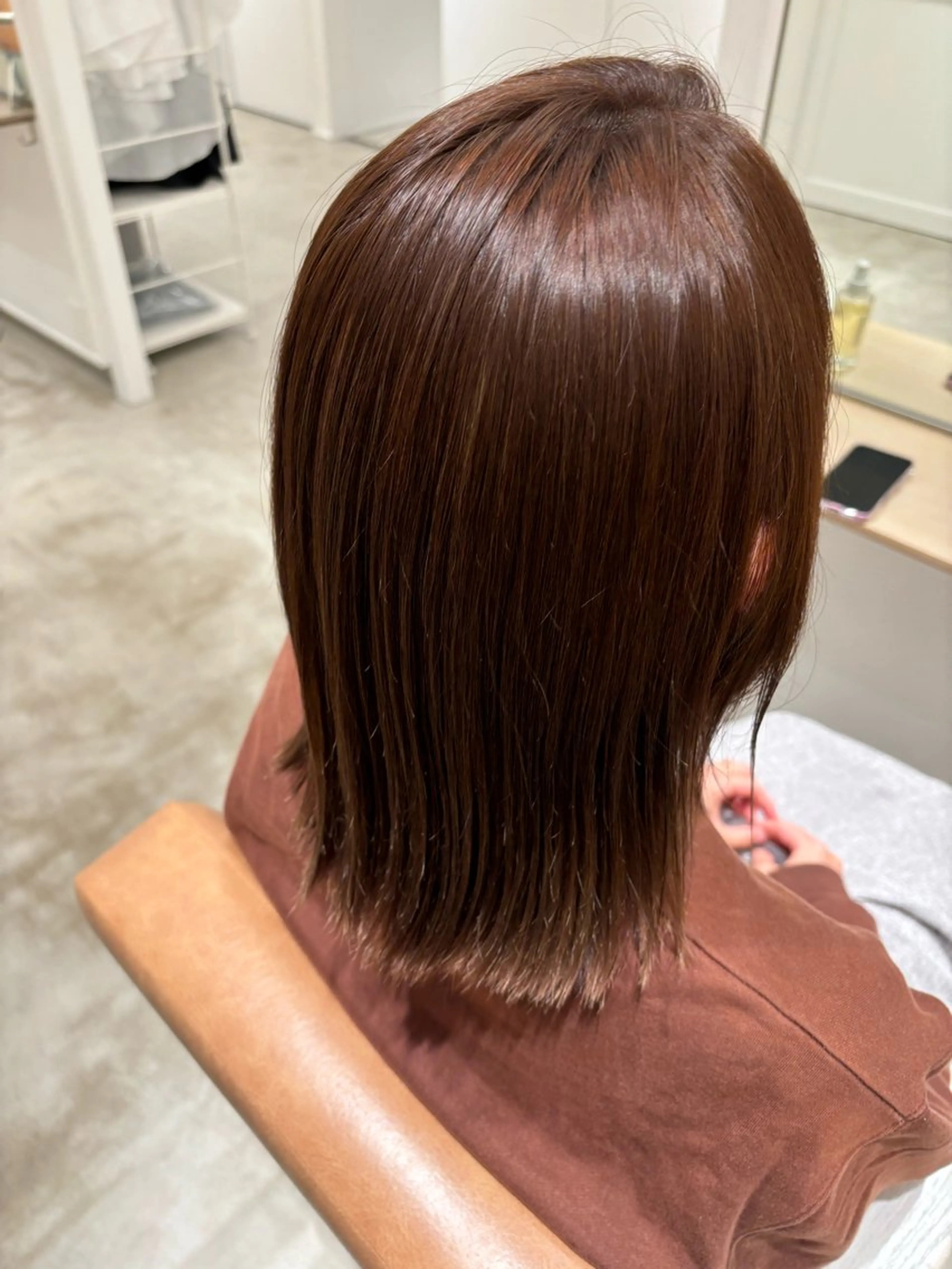 カラー ブラウンカラー 大野 佑藍のヘアスタイル