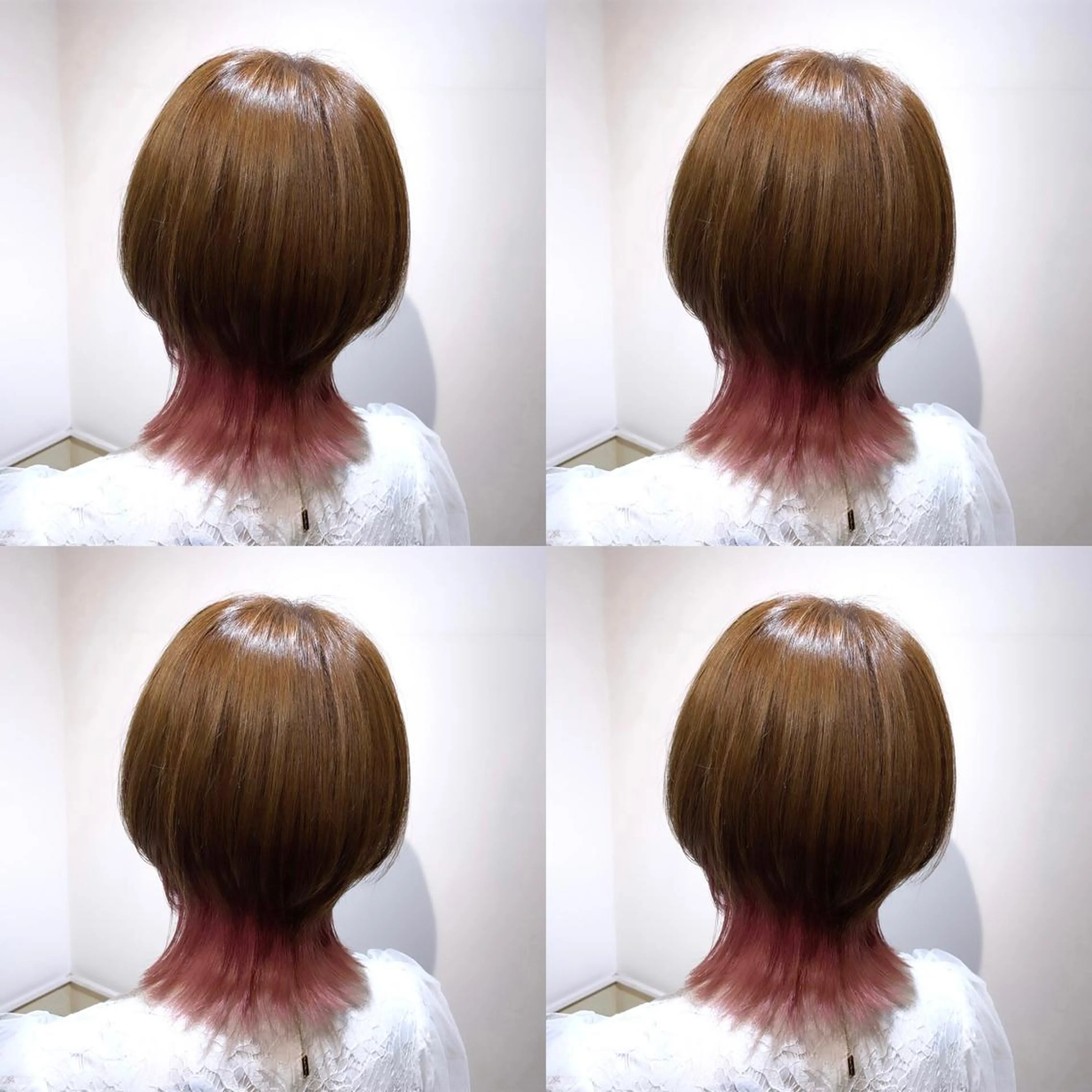 ショート カラー インナーカラー ピンクカラー ウルフカット 🌟トップデザイナー 高橋🌟のヘアスタイル