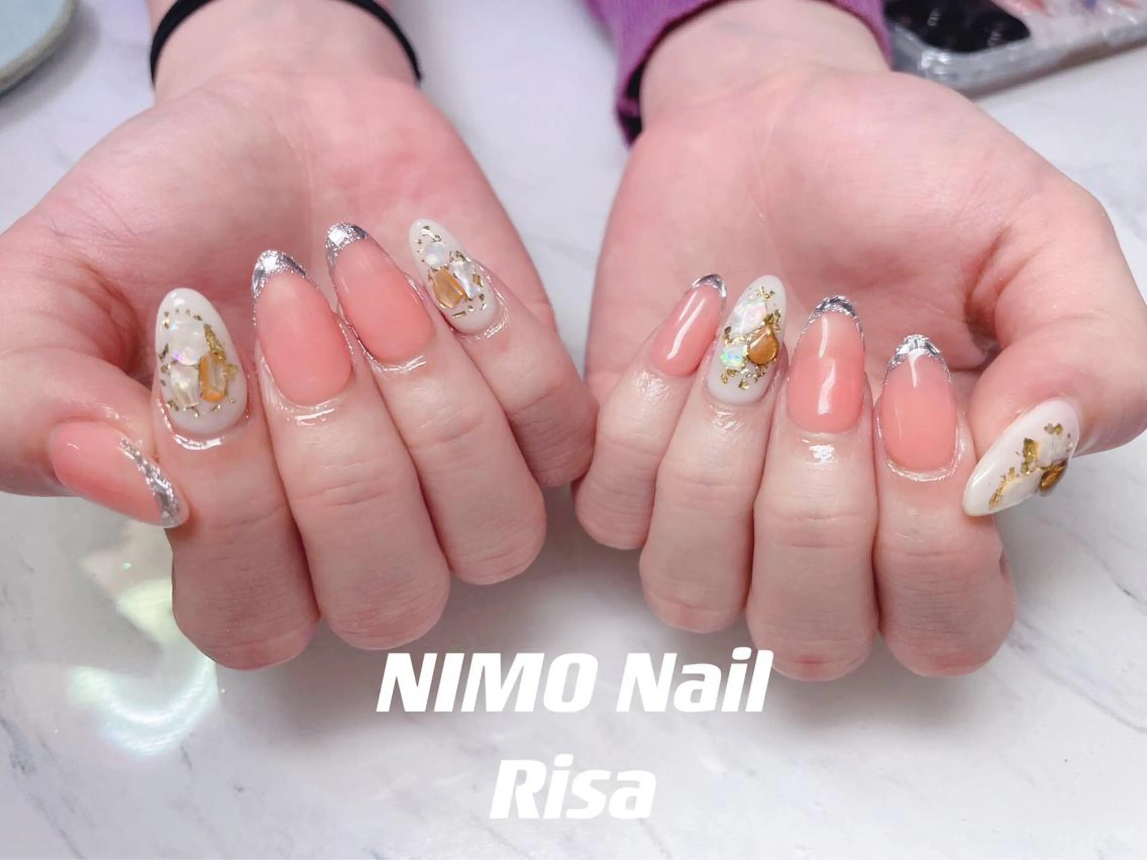 ネイル ハンドネイル RI SA☀️ リサのネイルデザイン