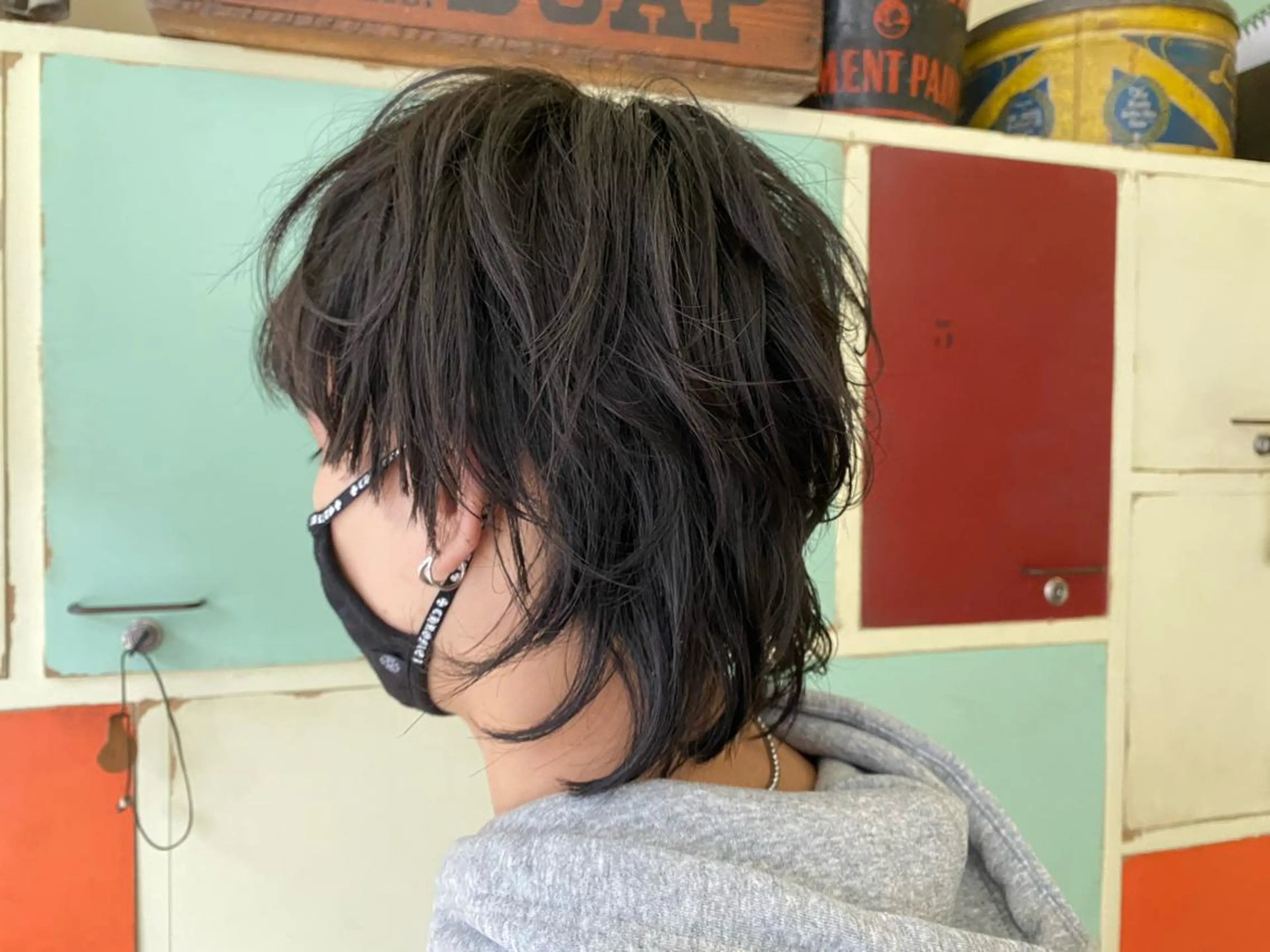 ショート パーマ メンズ メンズパーマ ニュアンスパーマ ビーハイブデラックス所属・メンズパーマ ニュアンスパーマ田上のヘアスタイル