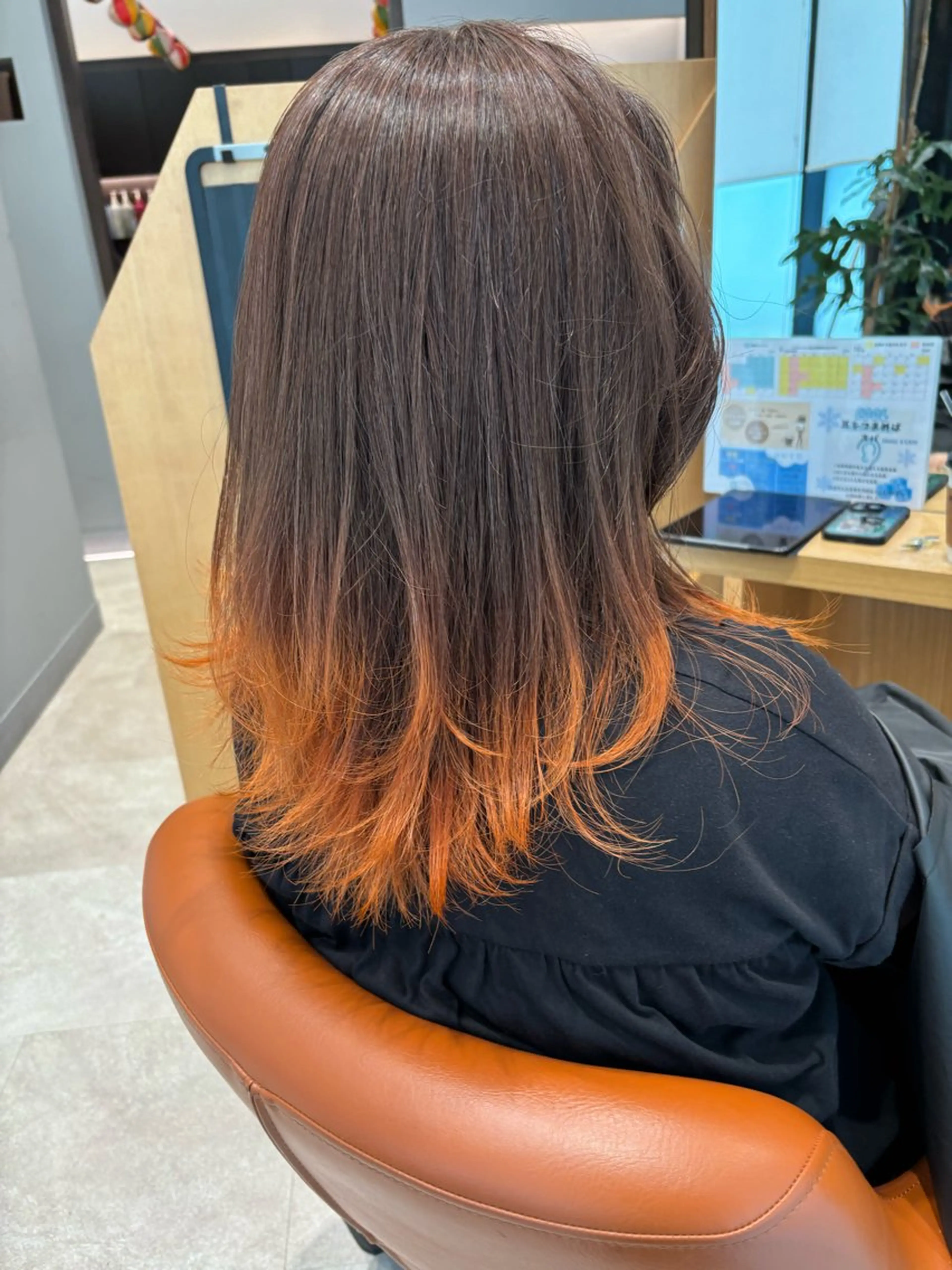 ミディアム カラー ヘアアレンジ 加藤 愛実のヘアスタイル