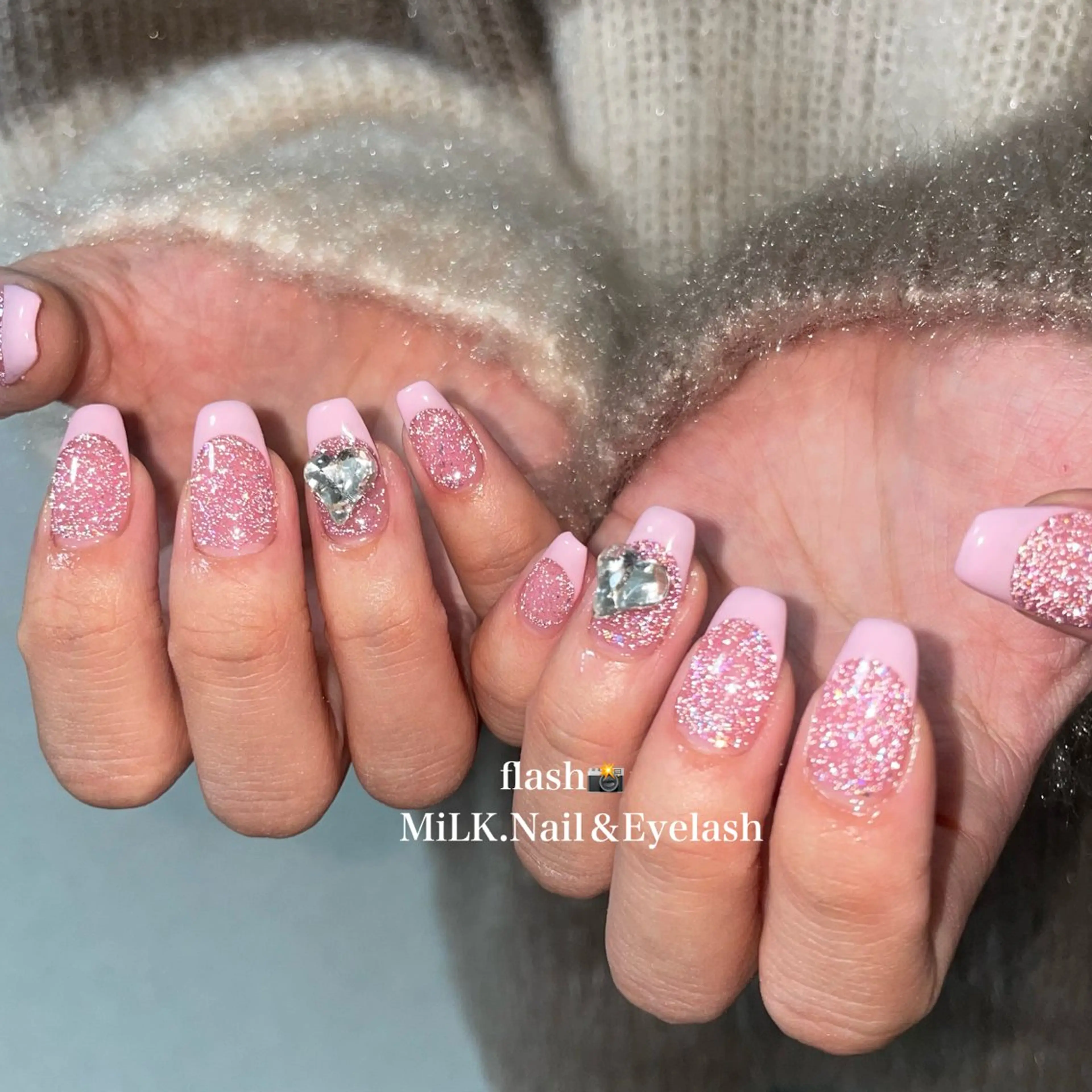ネイル ゴールド ハンドネイル MiLK.   Nail&Eyelash所属・MiLK. wakaのマツエク・マツパデザイン