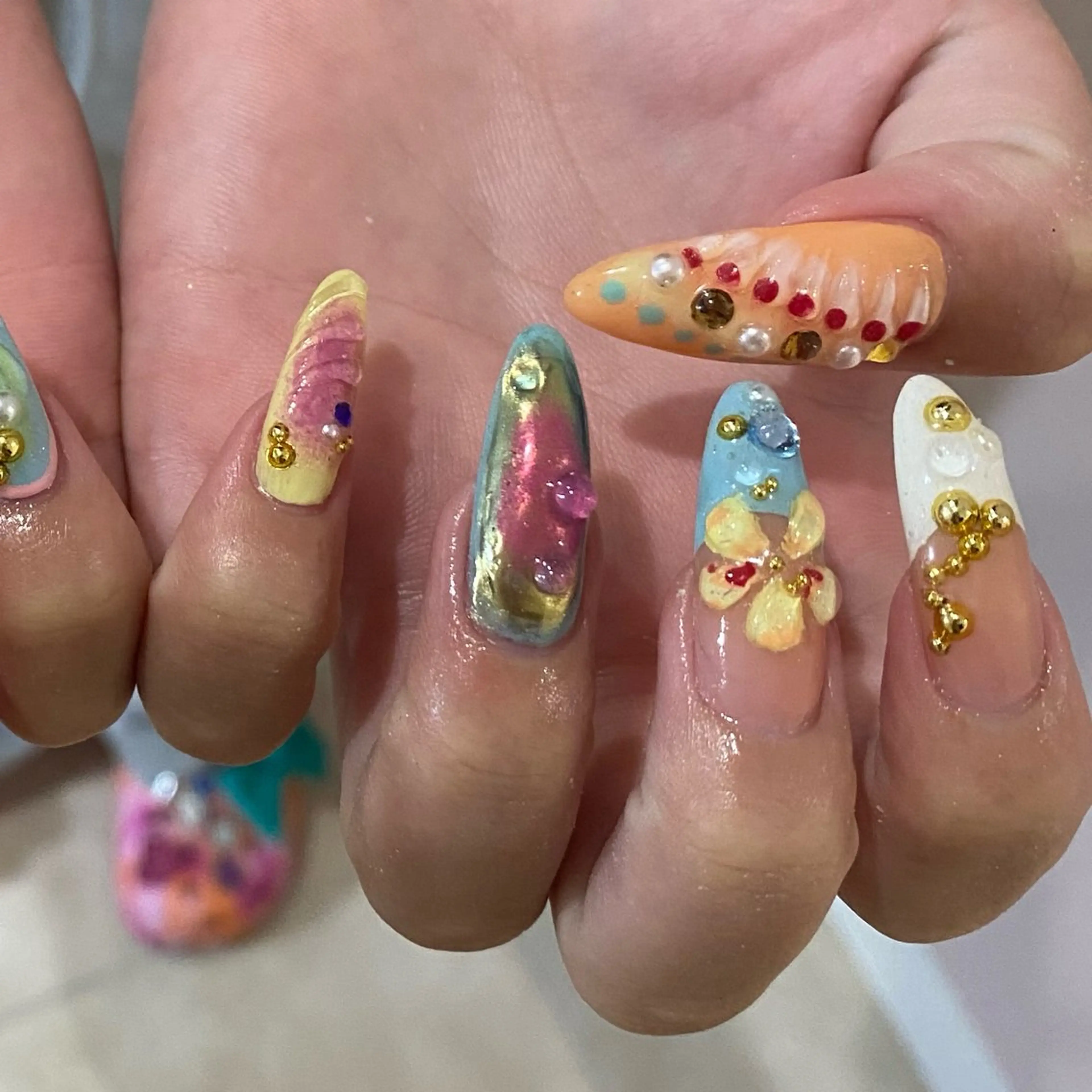 ネイル nano/きもかわ nail🐬🫧のネイルデザイン