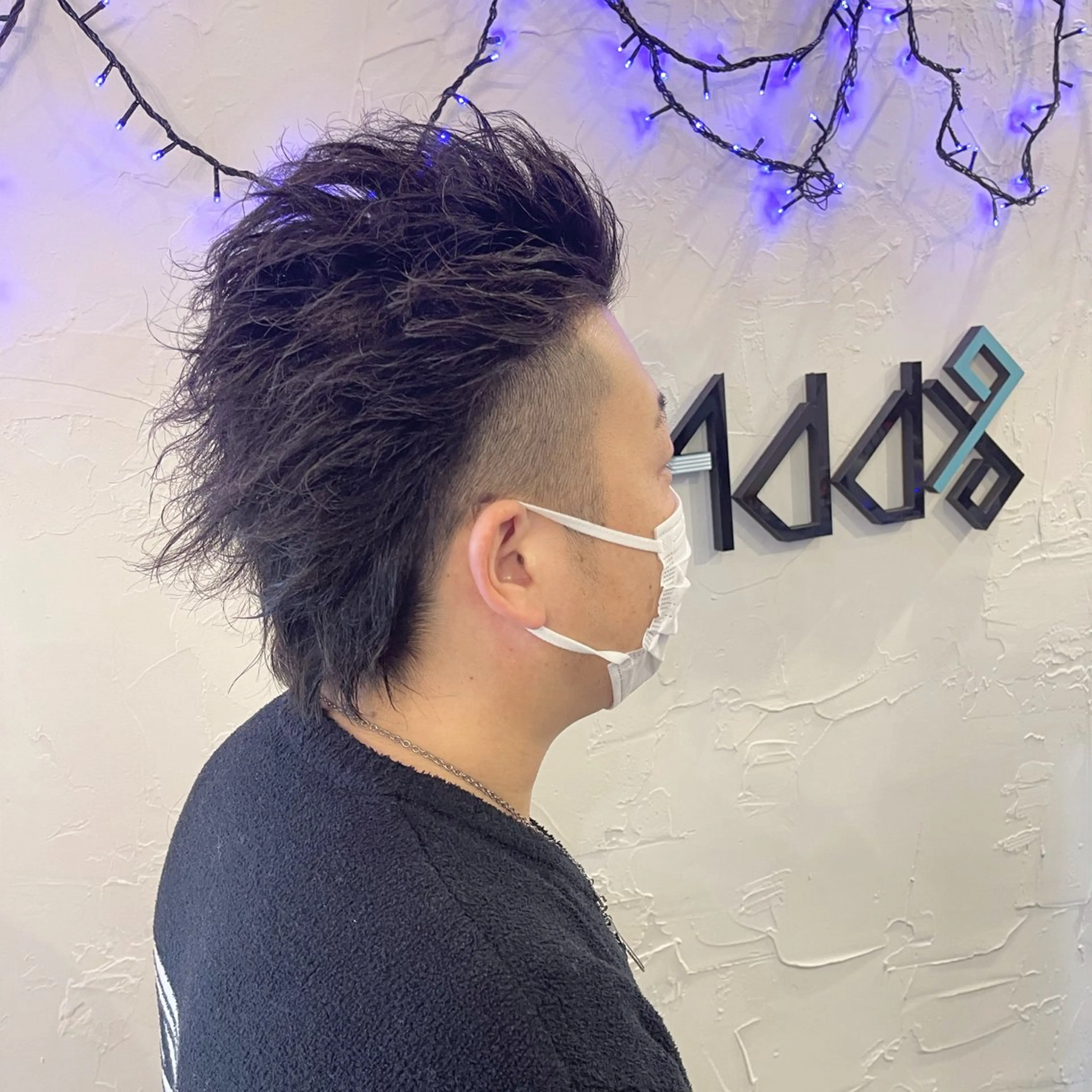 ショート カラー パーマ メンズ カット パーマ Add9 柳田健登のヘアスタイル