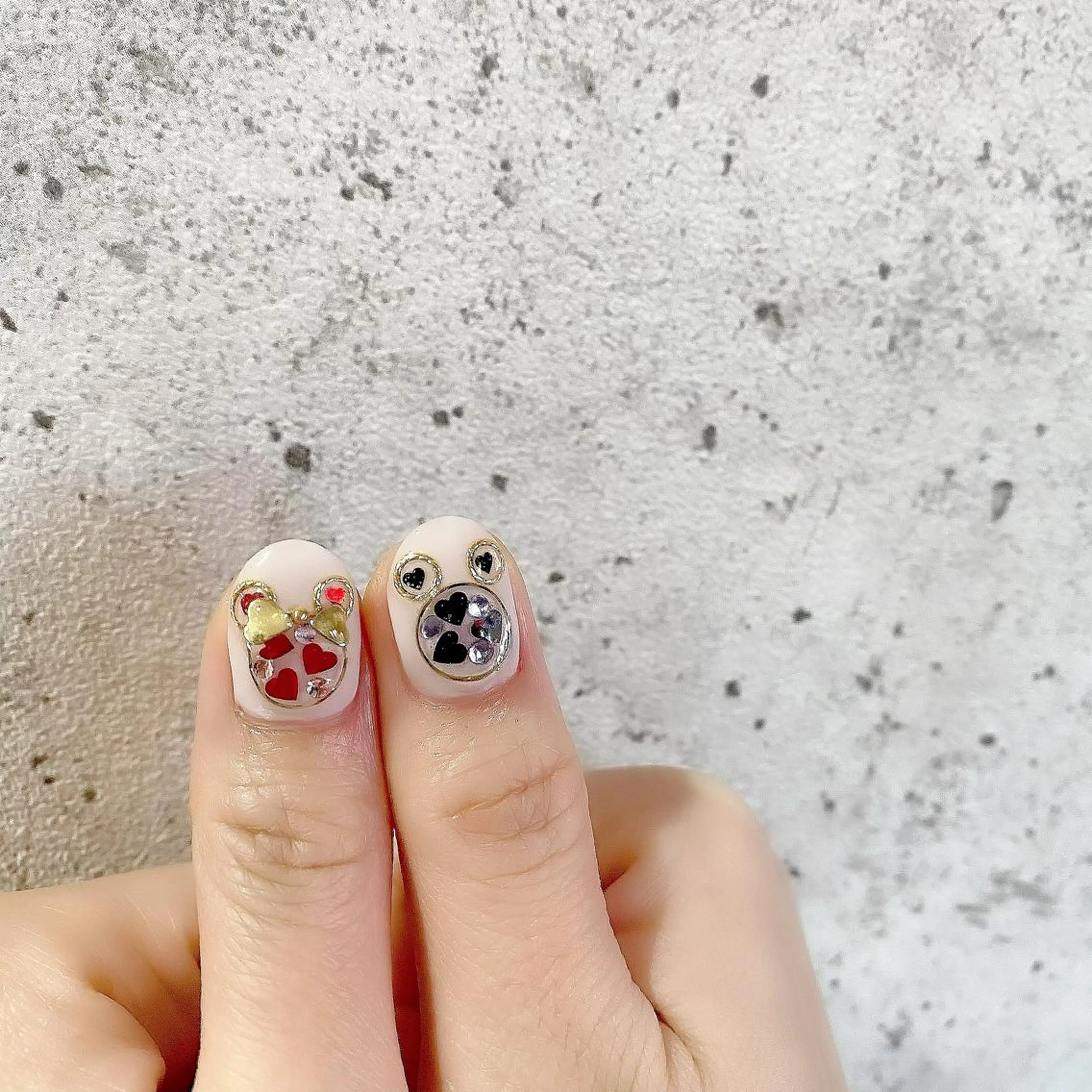 ミディアム カラー パーマ ヘアアレンジ メンズ キッズ ネイル マツエク・マツパ ハンドネイル Salon Ｋのネイルデザイン