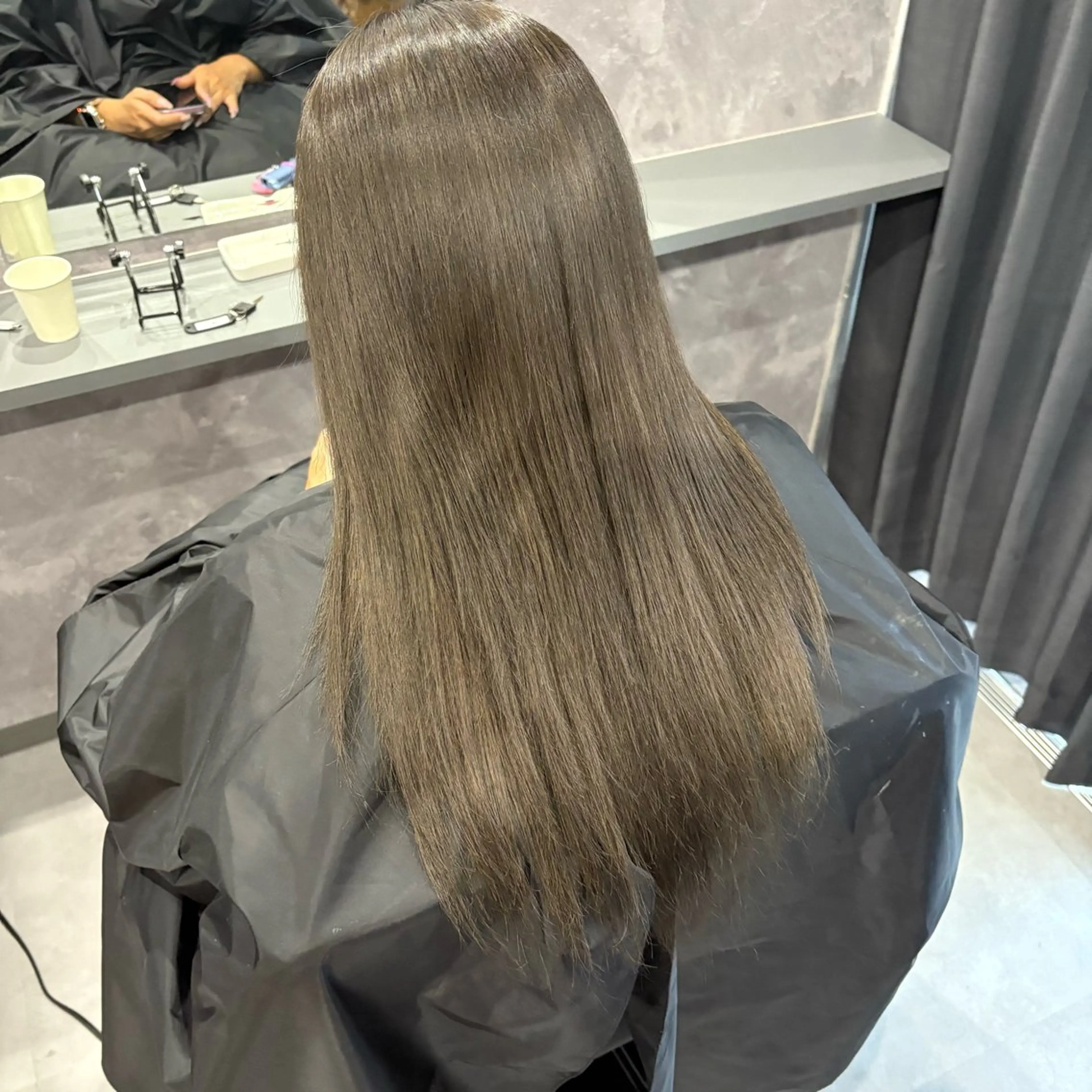 ロング カラー ヘアカラー トリートメント nameless miichiのヘアスタイル