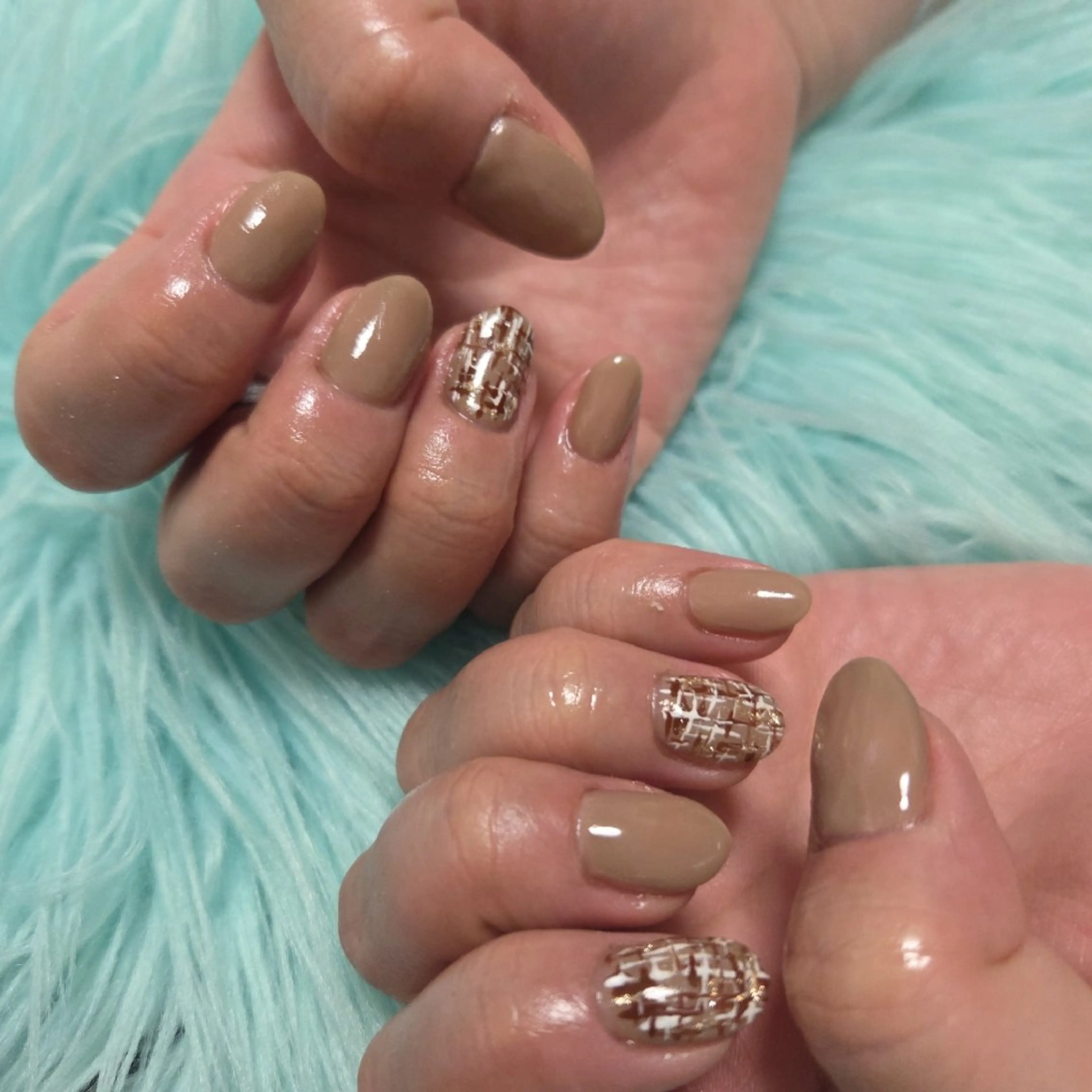 ネイル ツイードネイル Thetis nailsのネイルデザイン