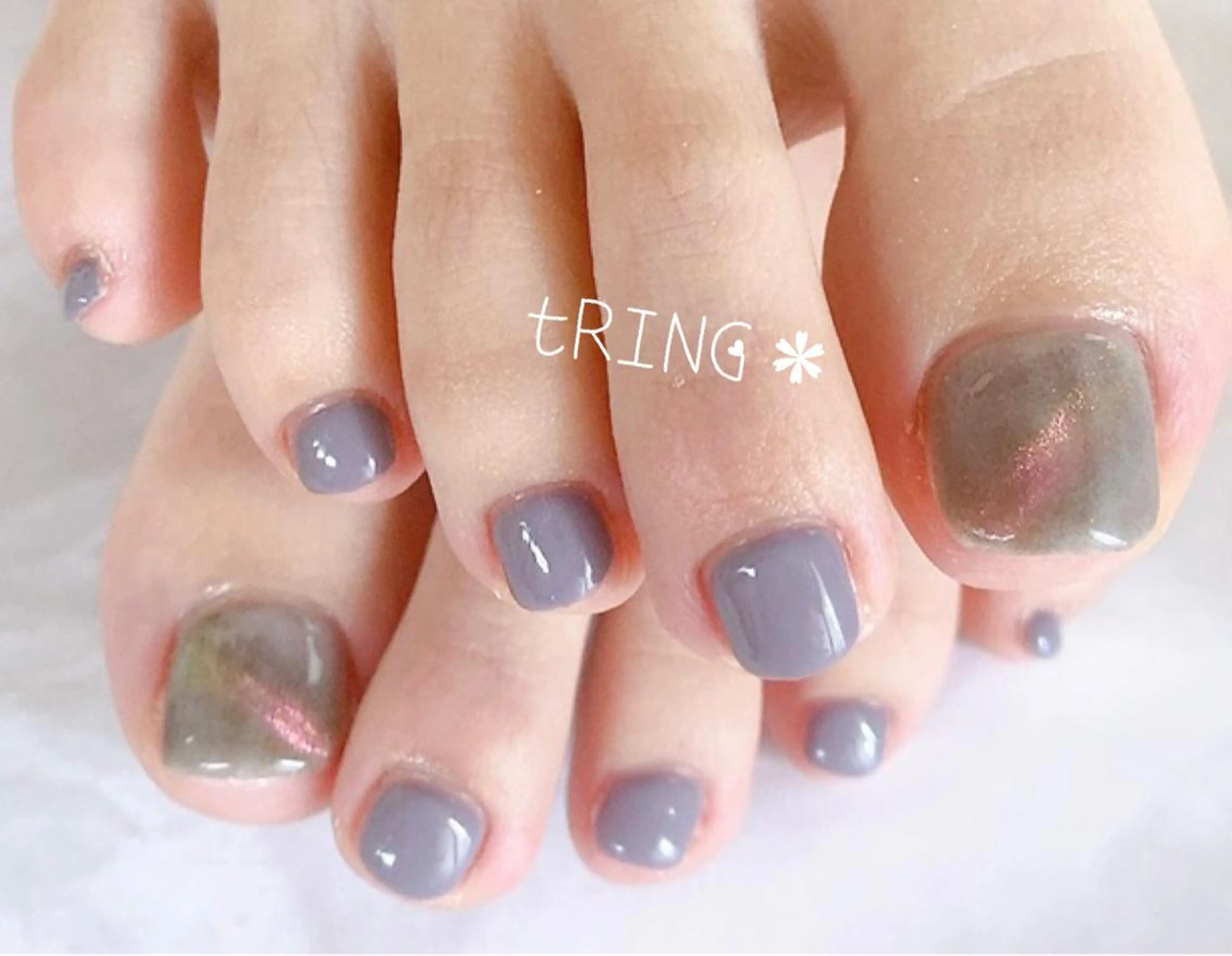 ネイル フットネイル tRING＊ しいの木台のネイルデザイン