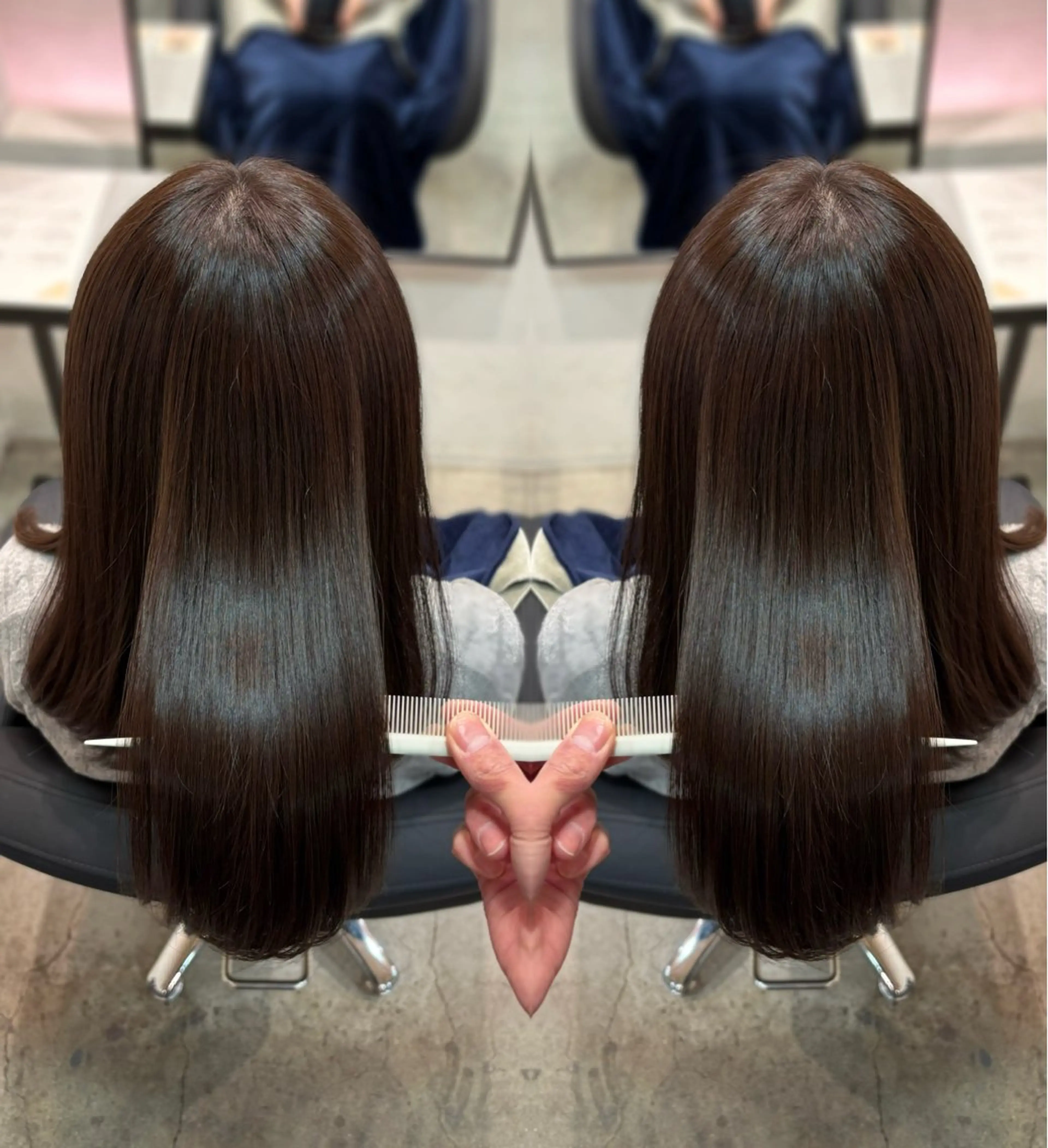 人気no.1♪似合わせカット+超高濃度水素ケアカラーの写真