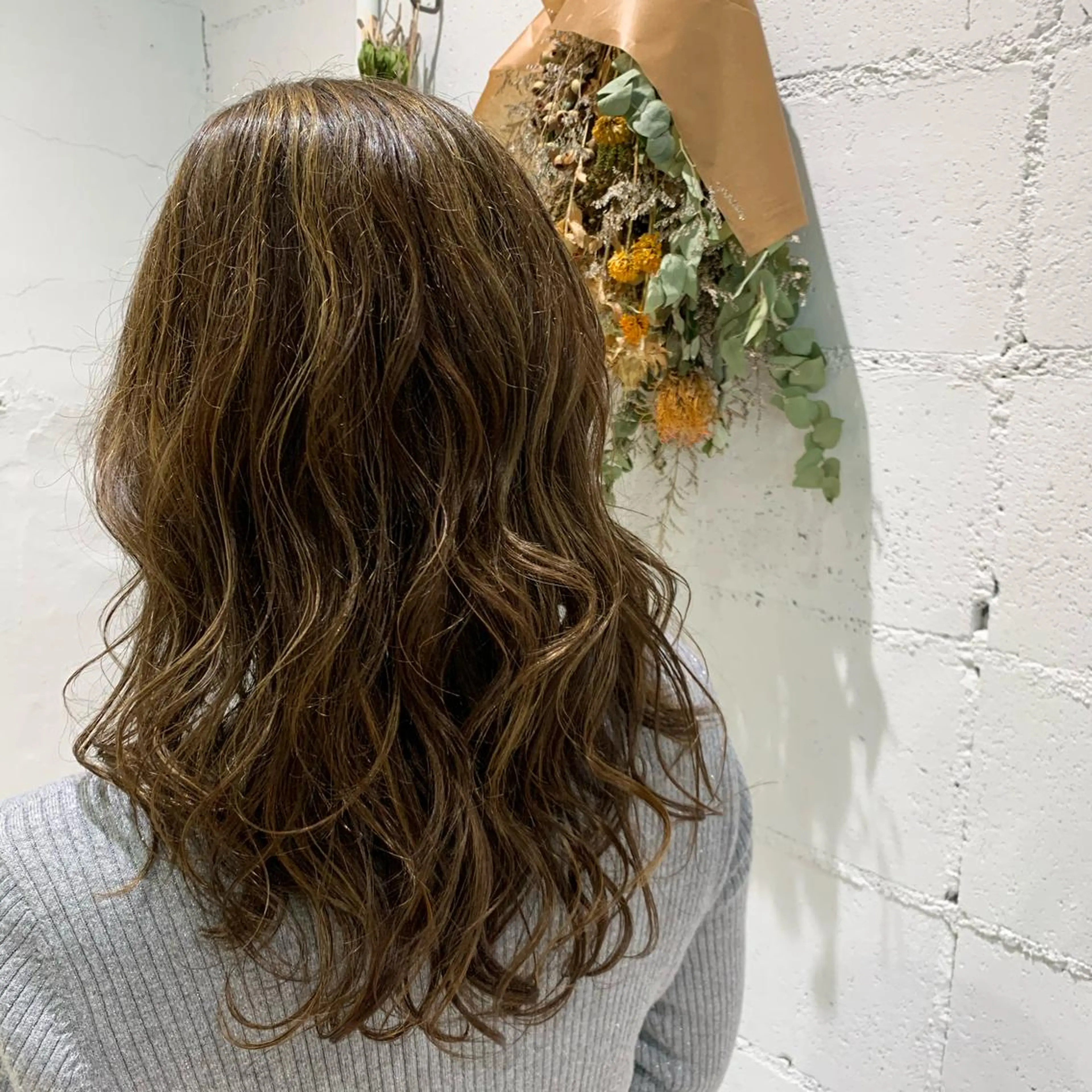 セミロング カット ヘアカラー トリートメント ayano ．のヘアスタイル