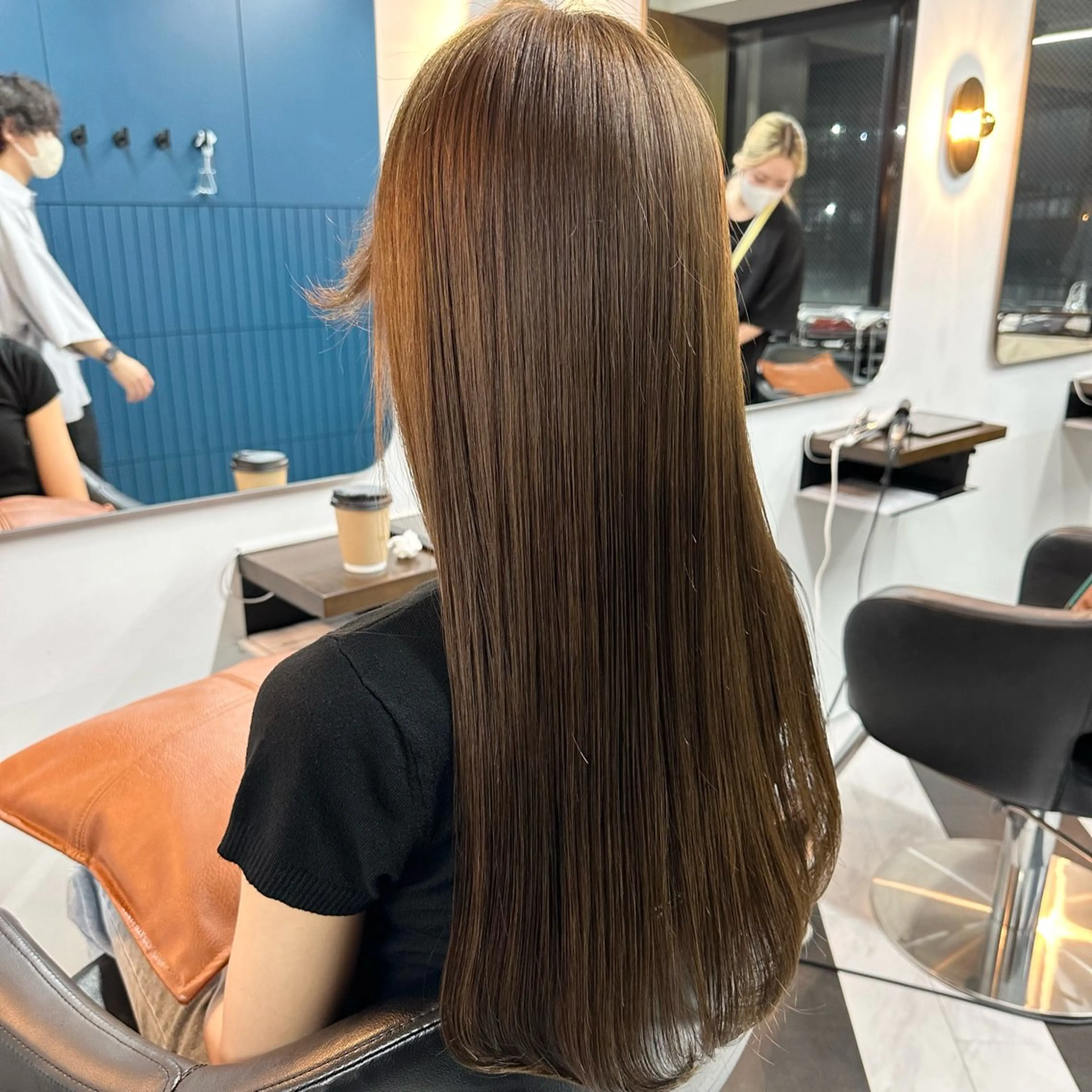 ロング カラー 守屋 寿哉のヘアスタイル