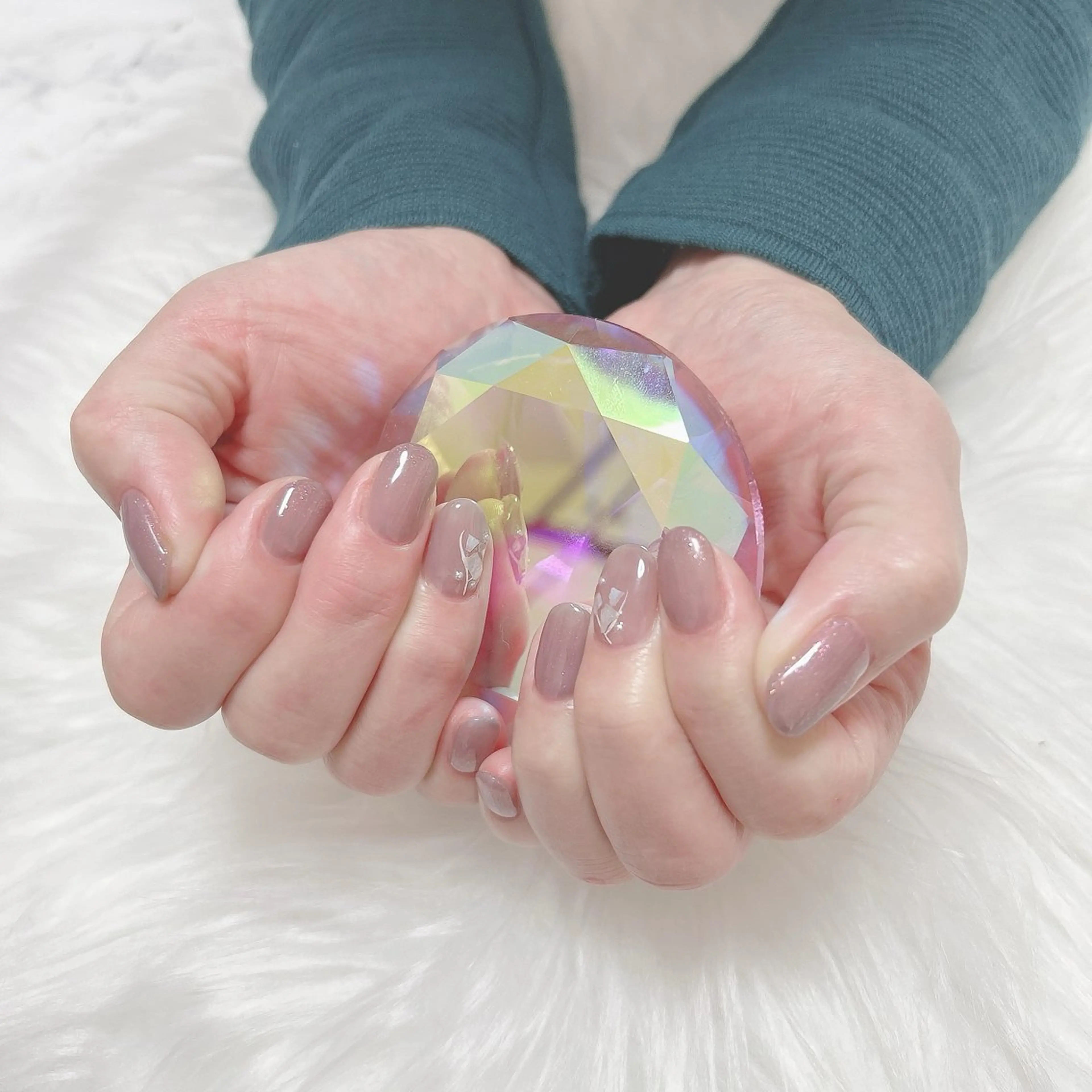 ネイル ラメ(グリッター) ピンク Total Beauty Salon Charlme所属・【早朝・深夜🉑】 Charlmeのネイルデザイン