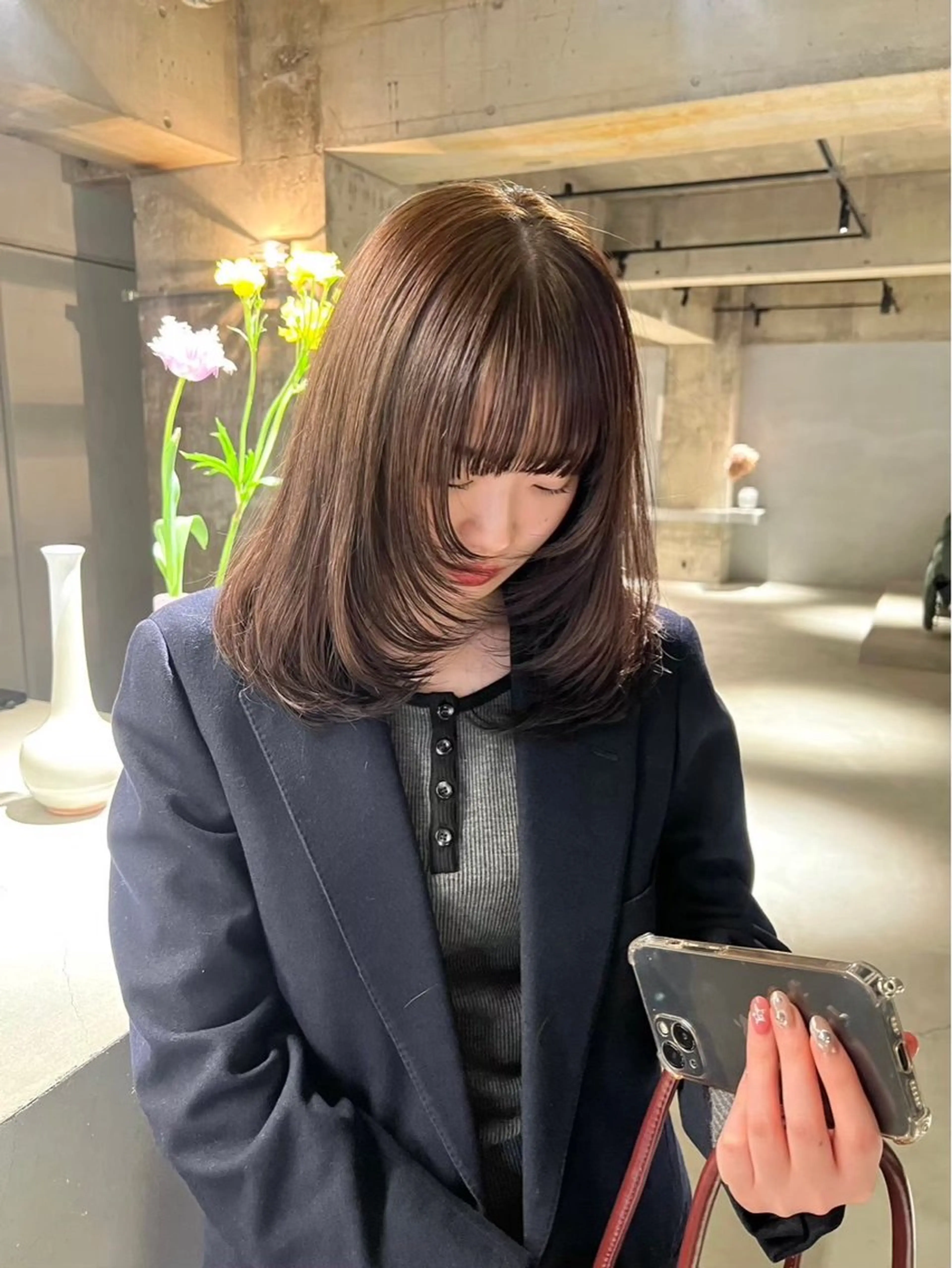 (U24)初回カットとカラーのメニューです♬ロング料金鎖骨下+550円頂いてます🙇の写真