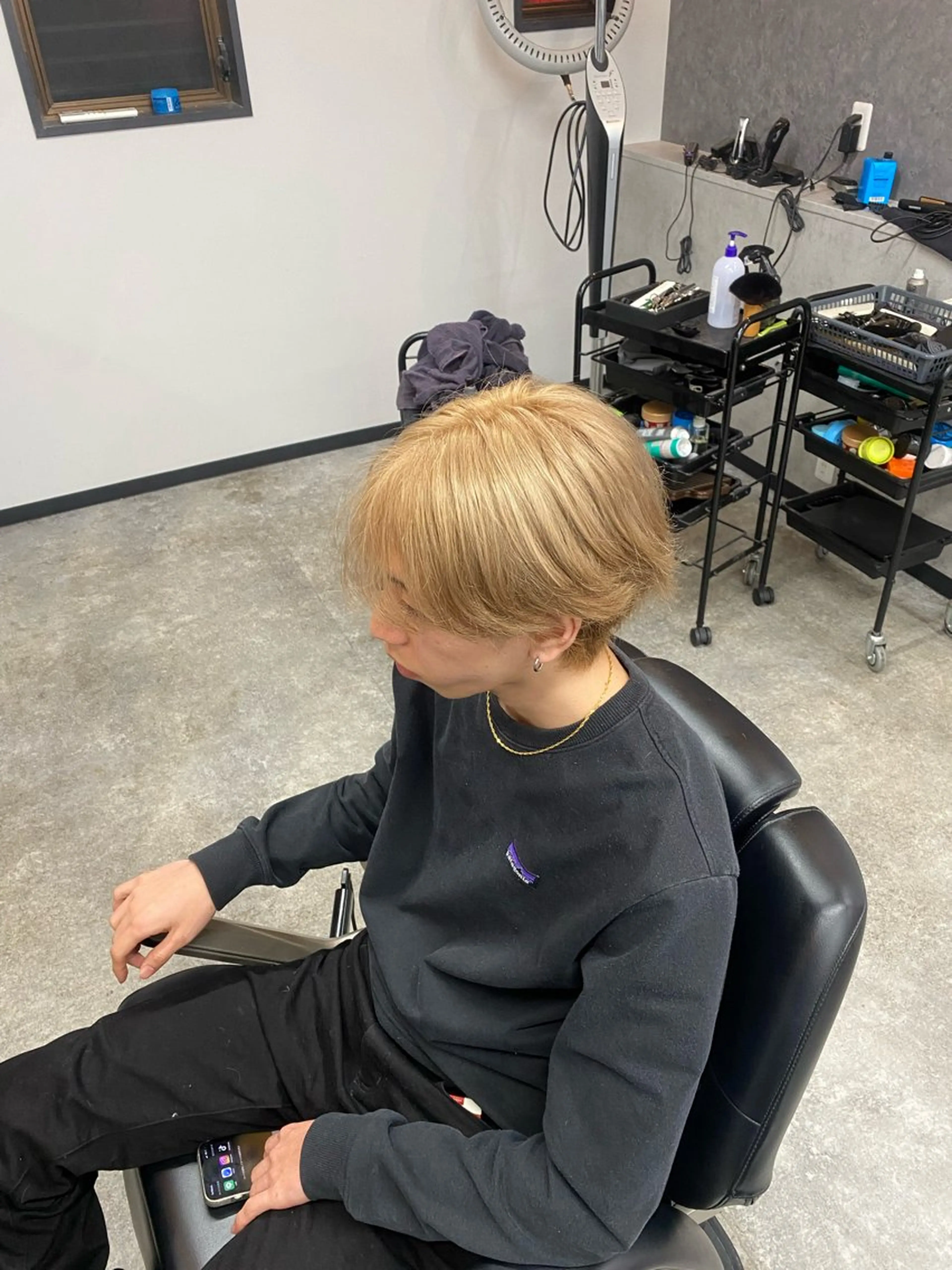 ショート カラー メンズ 外国人風カラー ヘアカラー メンズ専門美容師 BORDO/神谷のヘアスタイル