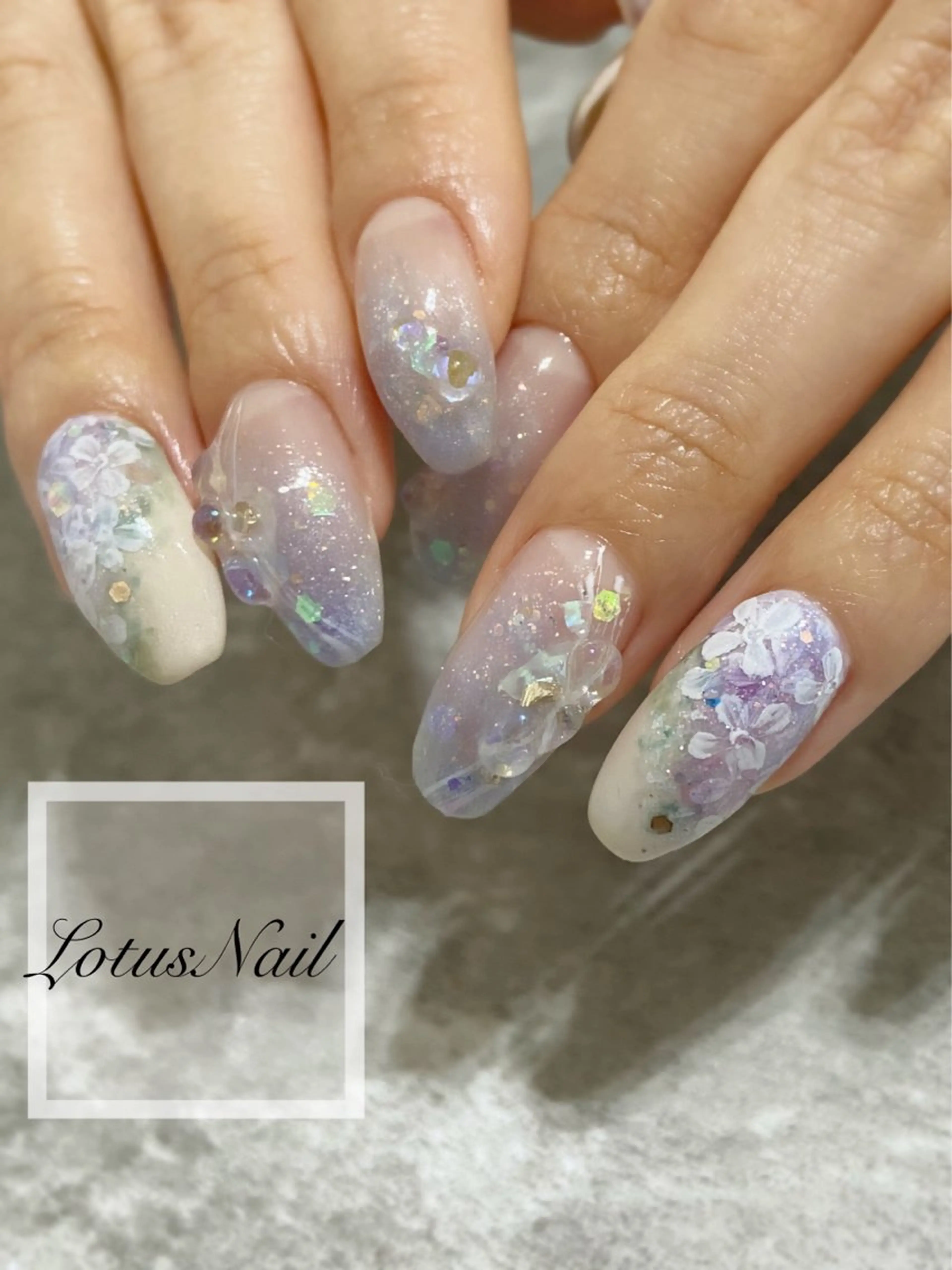 ネイル ハンドネイル Lotus Nailのネイルデザイン