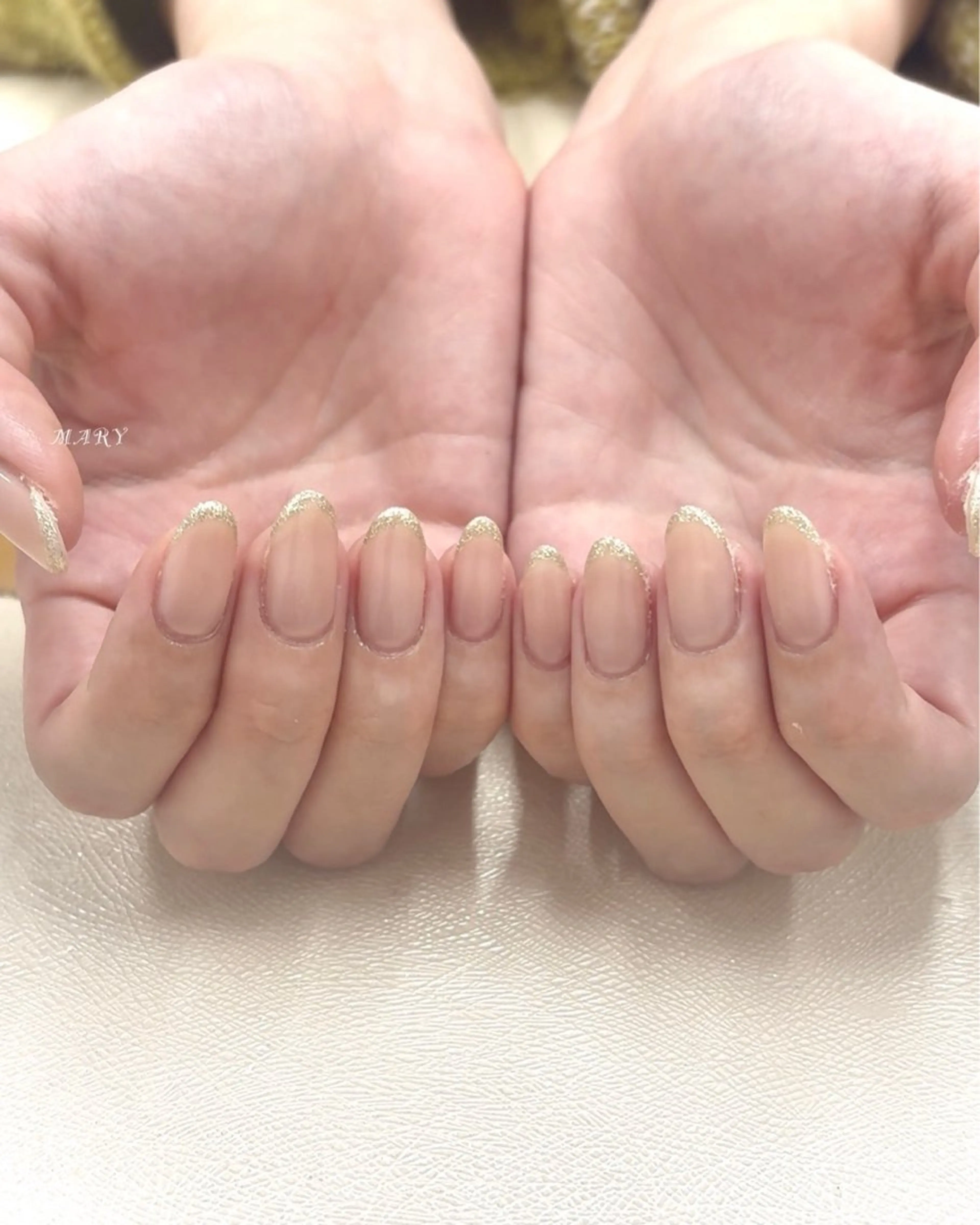 ネイル フレンチネイル ニュアンスネイル オフィスネイル ハンドネイル Mary nail所属・Mary nail .narumiのネイルデザイン