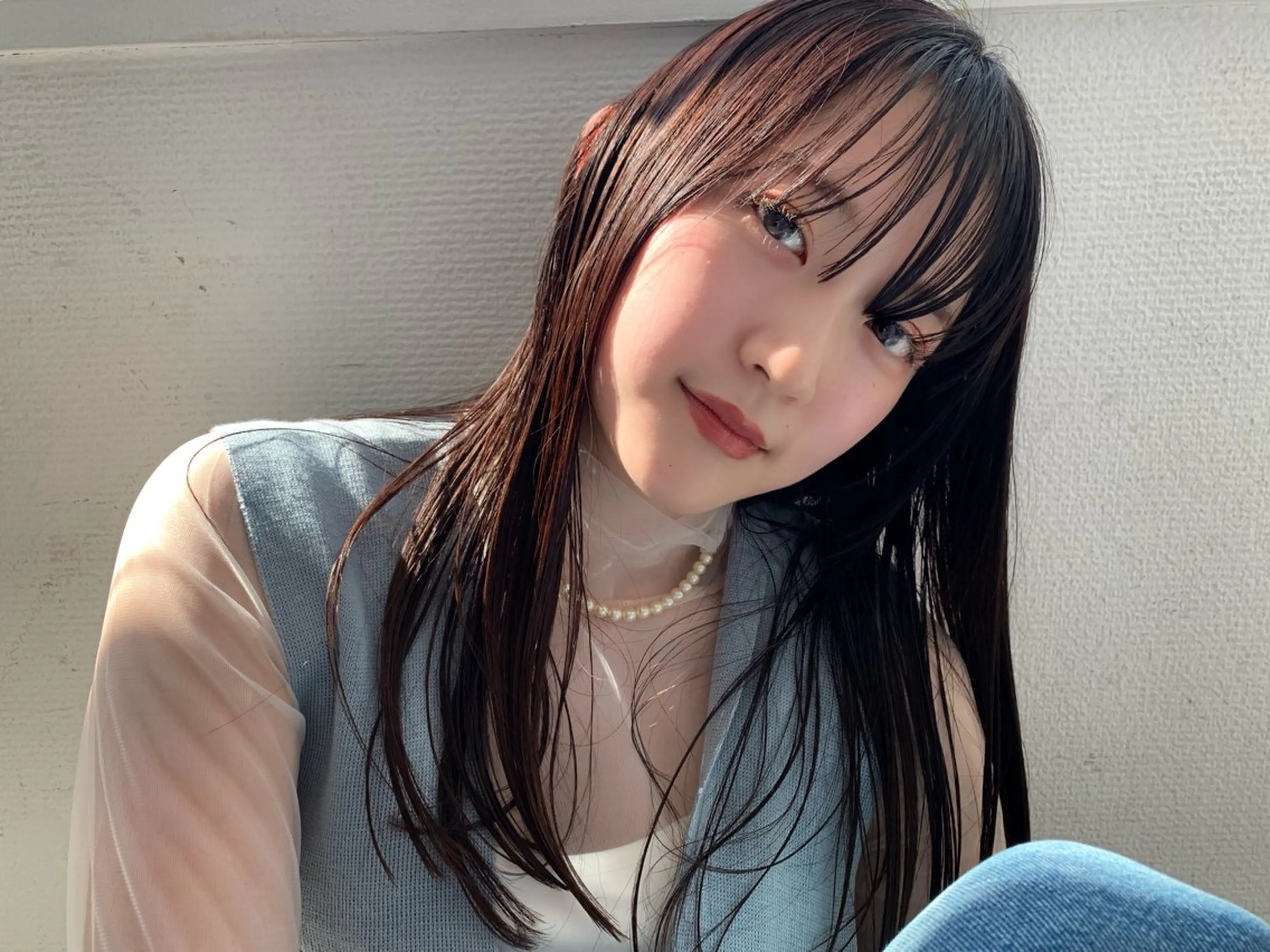 ロング カラー 似合わせカット カット ヘアカラー 縮毛矯正 🤎ケアブリーチ/ カット/酸スト🤎のヘアスタイル