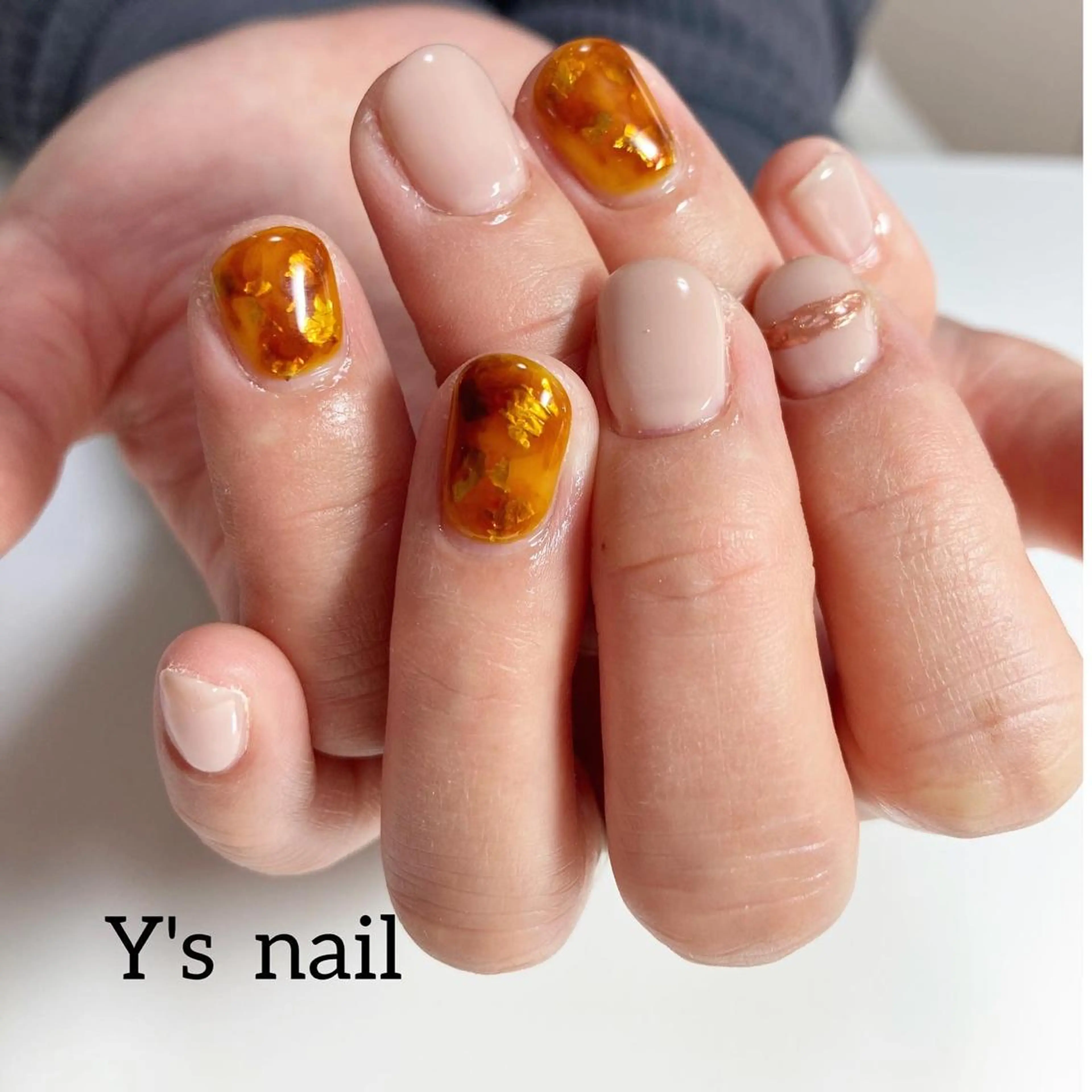 ネイル ジェルネイル パラジェル ハンドネイル 手書きが得意🖌️ Y’s  nailのネイルデザイン
