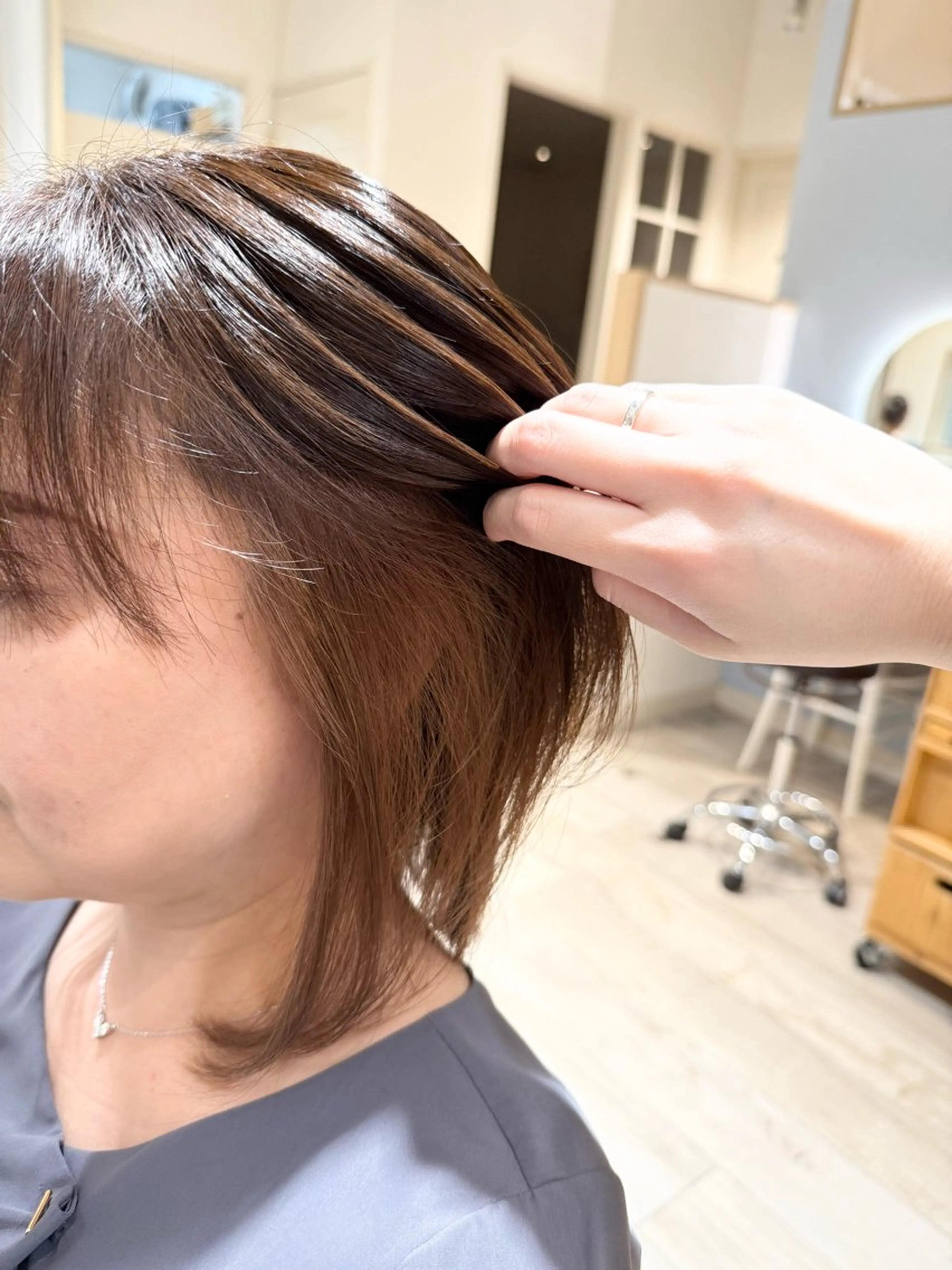 ミディアム レディースカット 募集中🌷渡邉のヘアスタイル