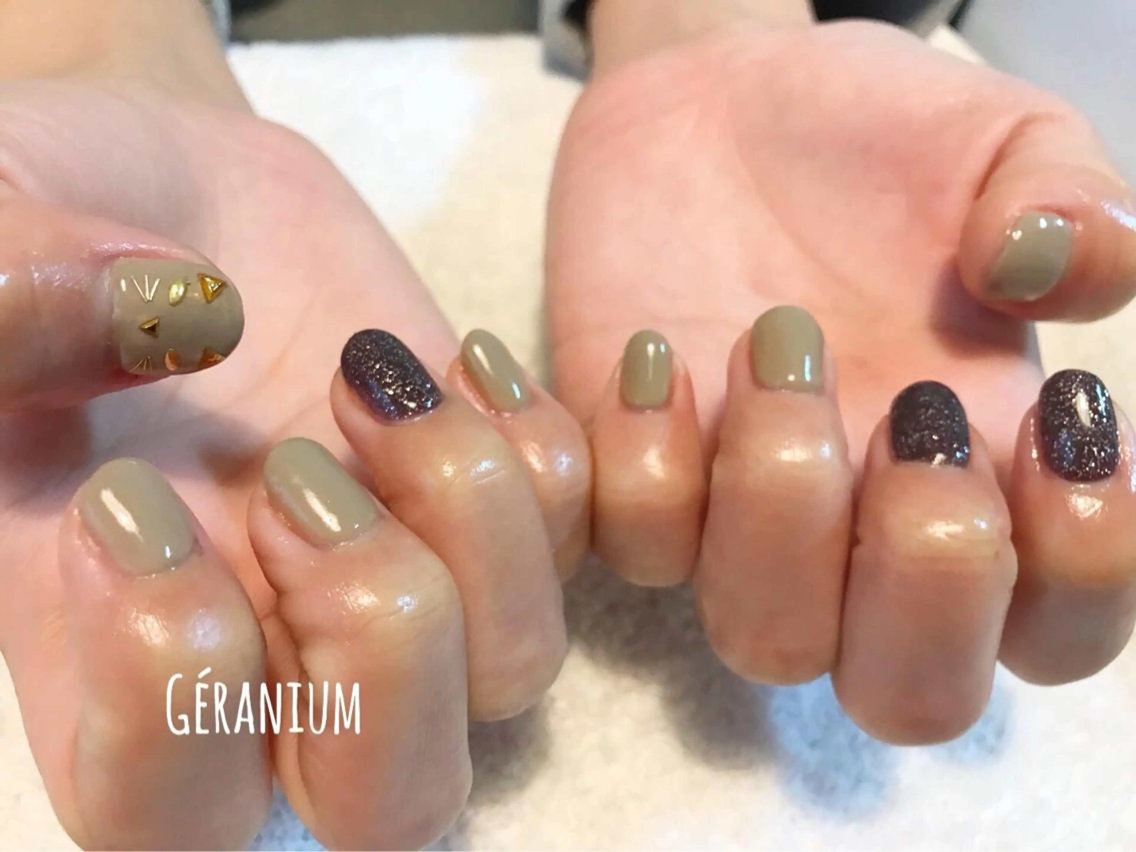 ネイル ハンドネイル フットネイル GéRanium Harukaのネイルデザイン