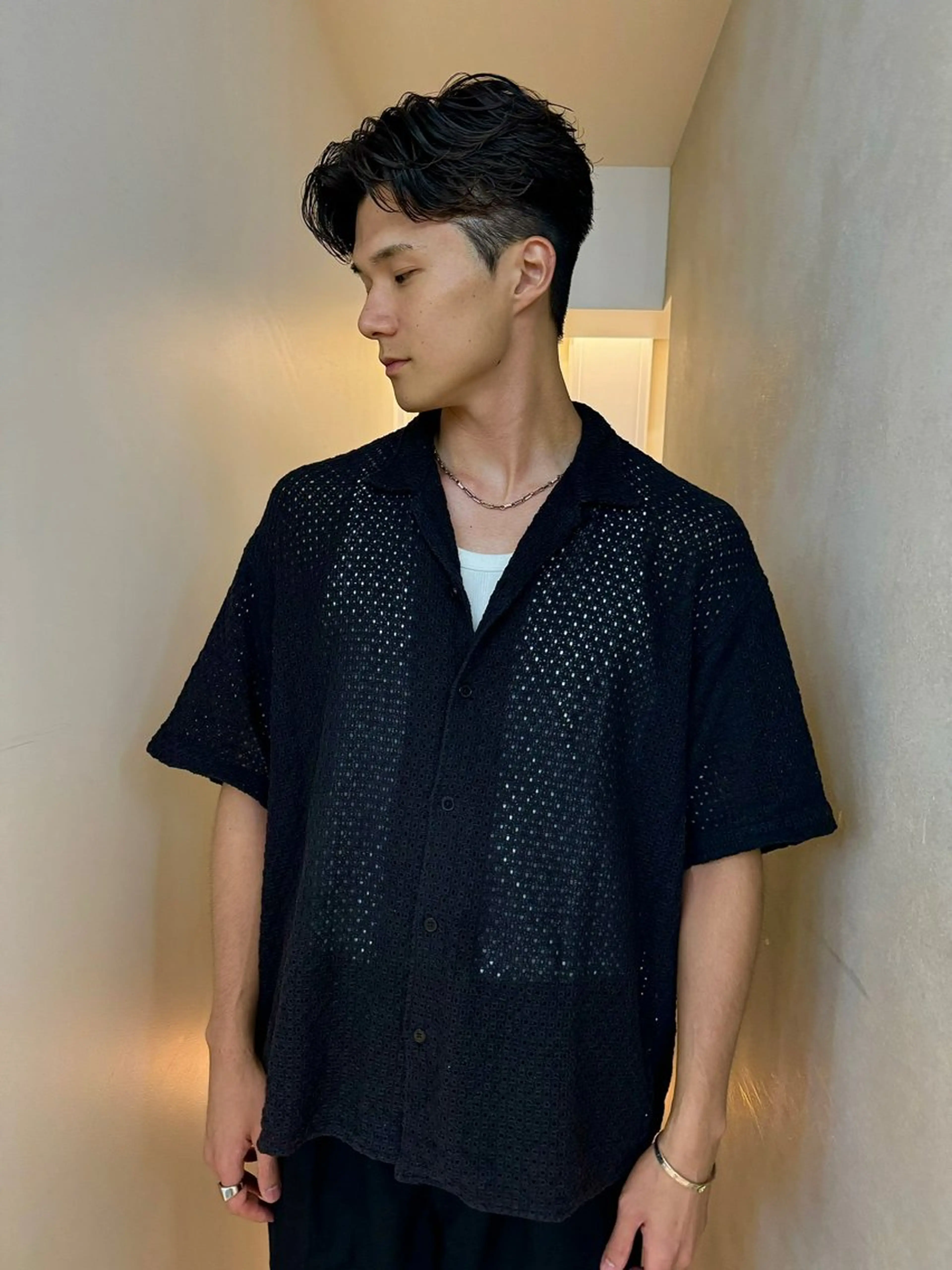 ショート パーマ メンズ カット パーマ 🇰🇷カルマパーマ kaito🇰🇷のヘアスタイル