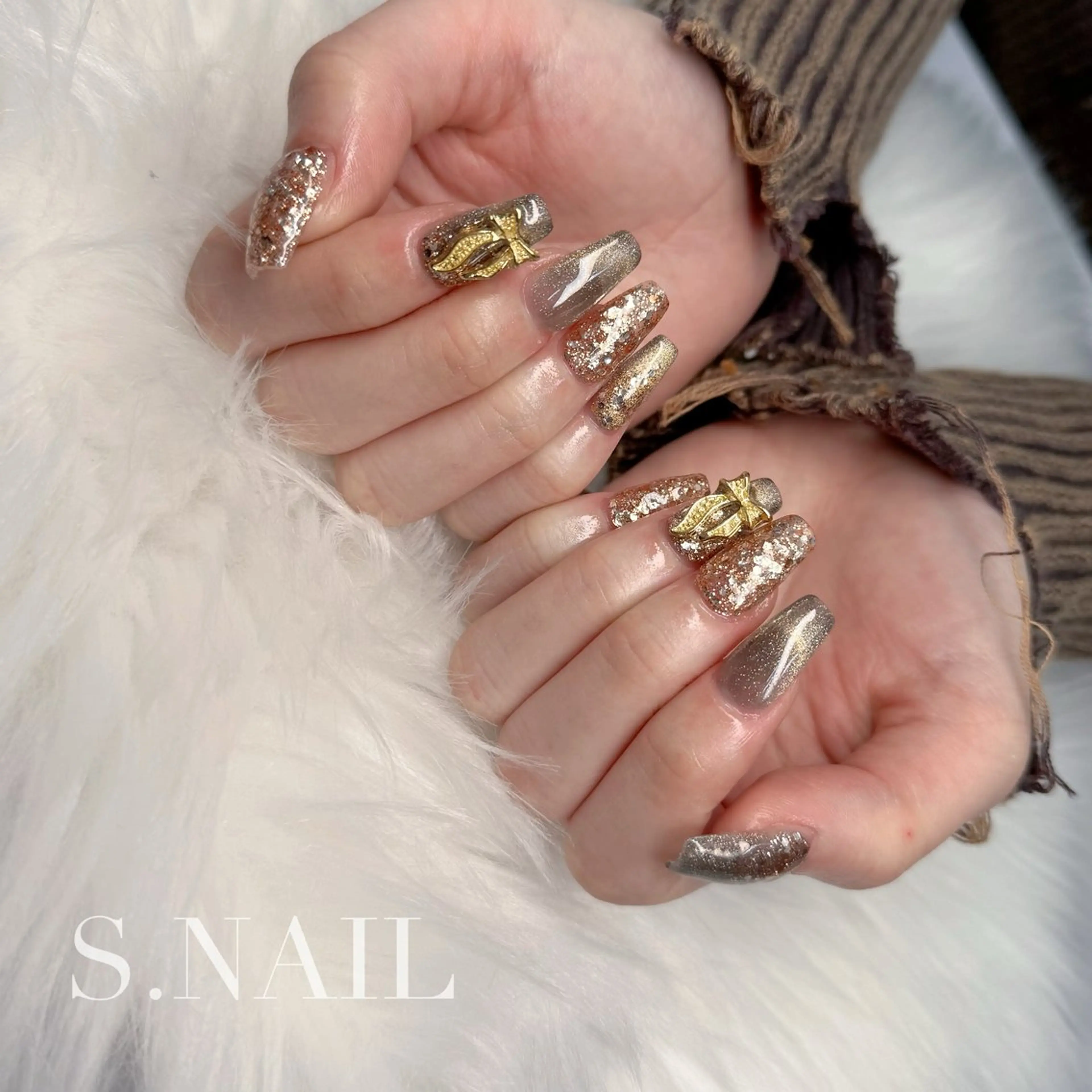 ネイル 持ち込み ハンドネイル S♡NAIL所属・S.NAIL Suuのネイルデザイン