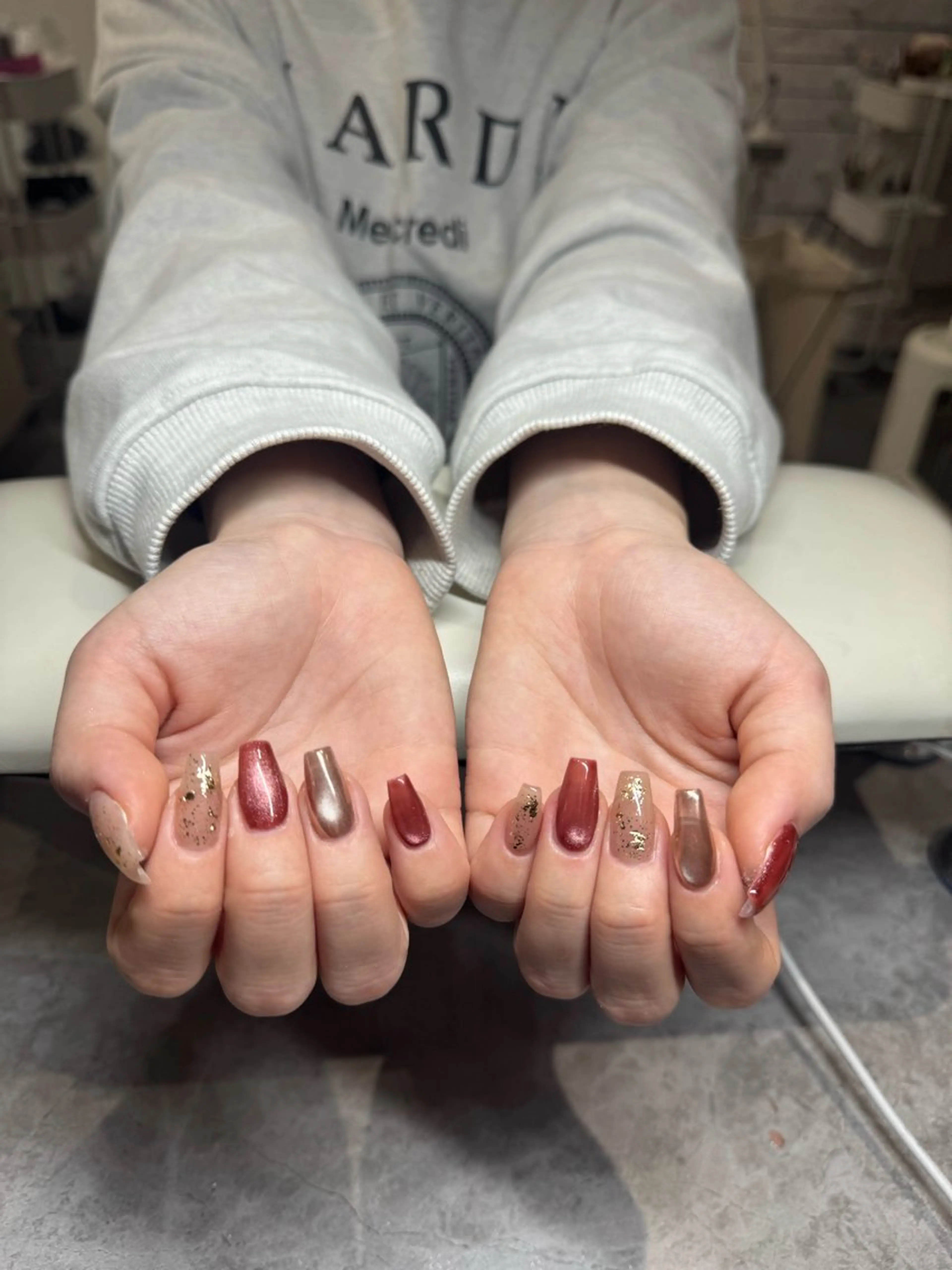 ネイル マグネットネイル ハンドネイル IROHA NAIL 北村菜帆のネイルデザイン