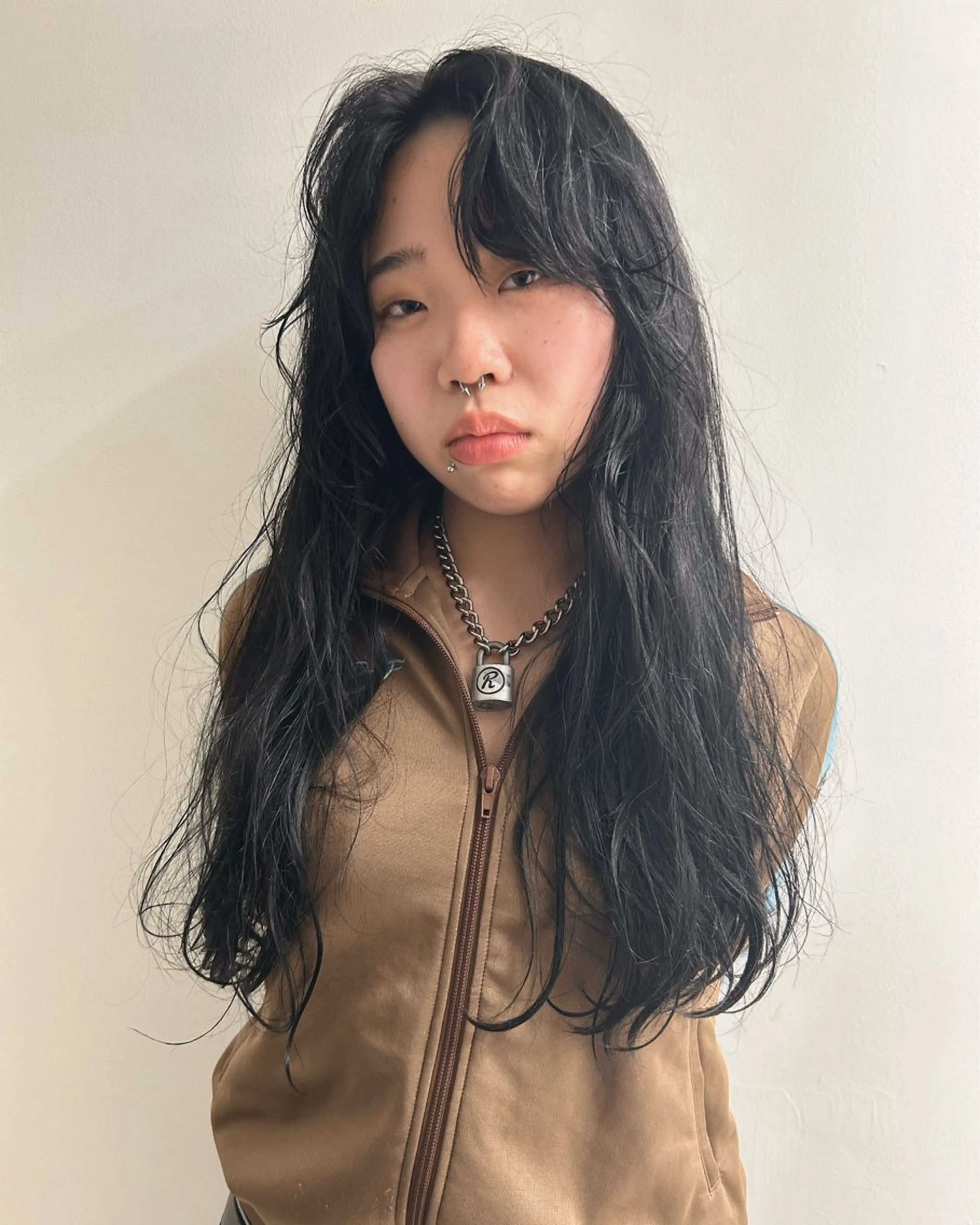 ロング カラー ケアパーマ/ケアブリ ーチdaisukeのヘアスタイル