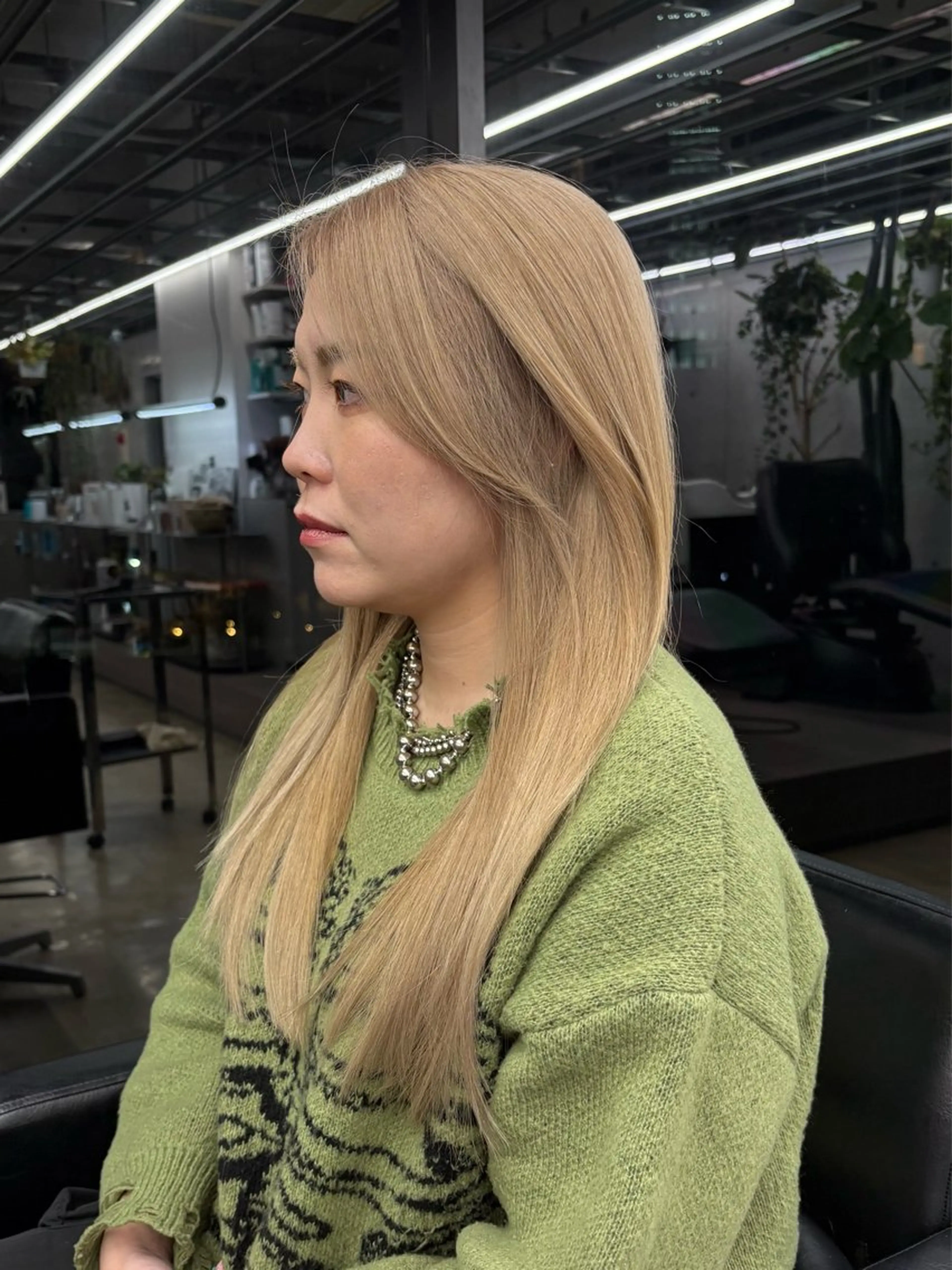 ロング カラー カット ヘアカラー トリートメント 村田 りょうやのヘアスタイル