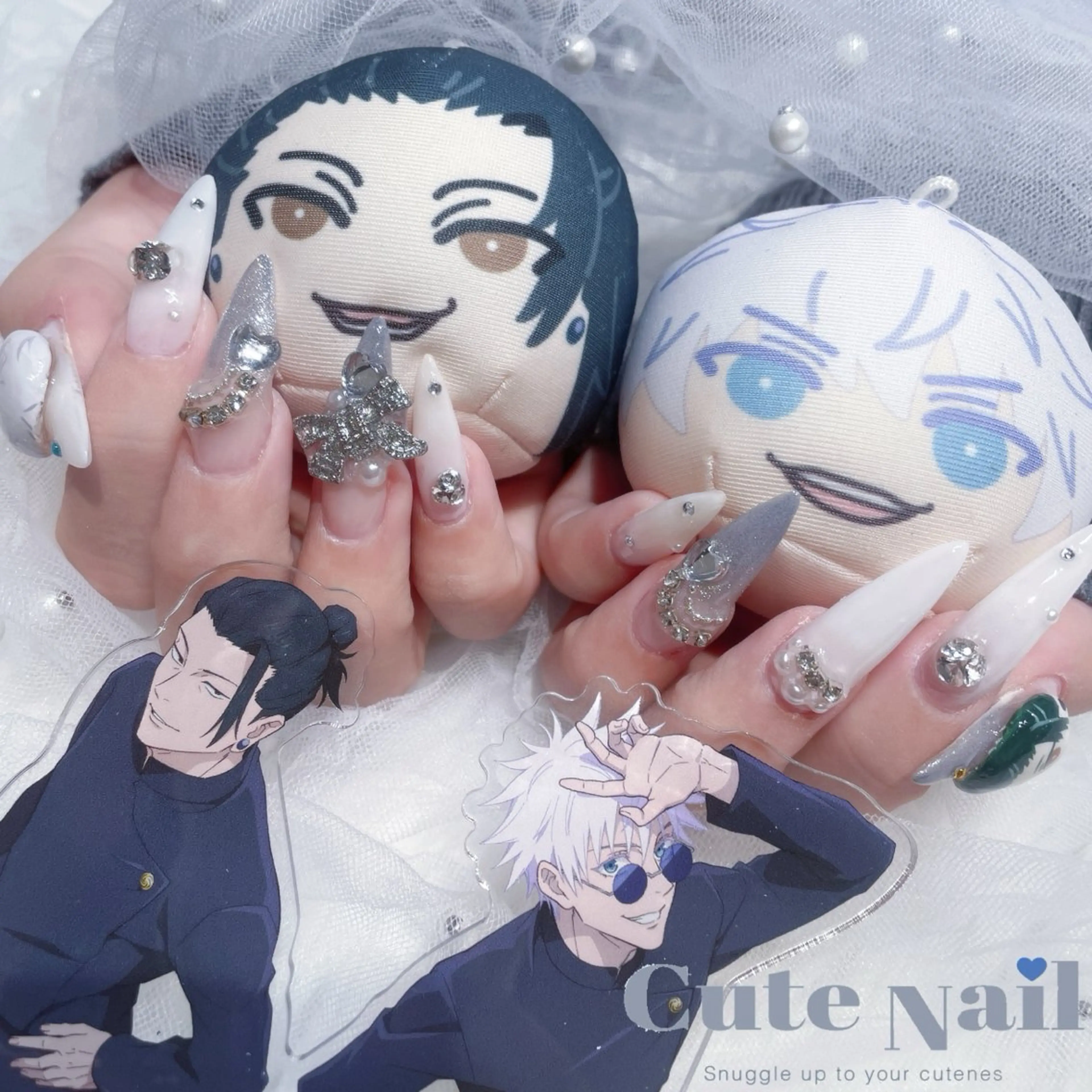 ネイル GO TODAY SHAiRE SALON原宿 Liber所属・️🫧もこ 艶感ネイル🫧のネイルデザイン