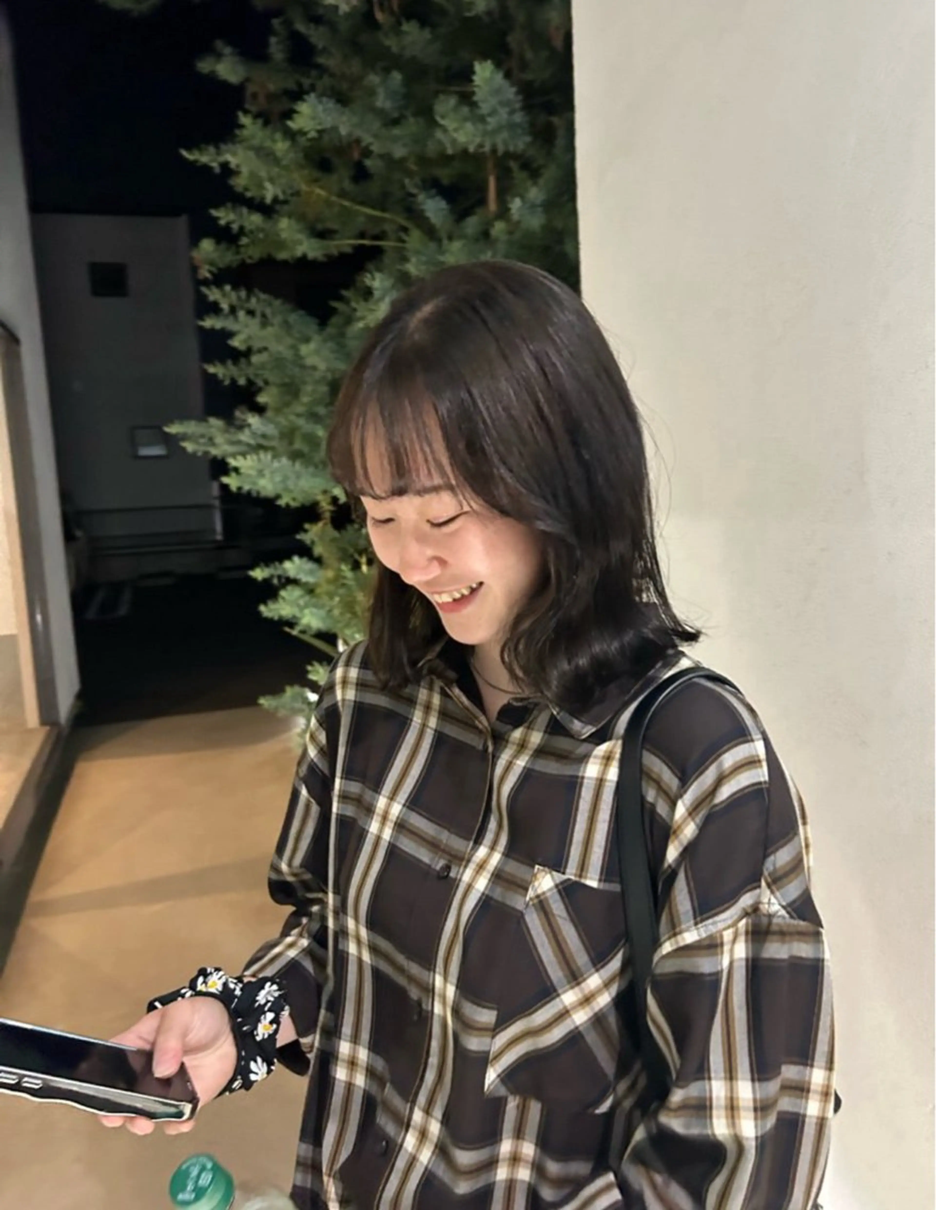 ミディアム カラー ブリーチモデル募集 古内柊のヘアスタイル