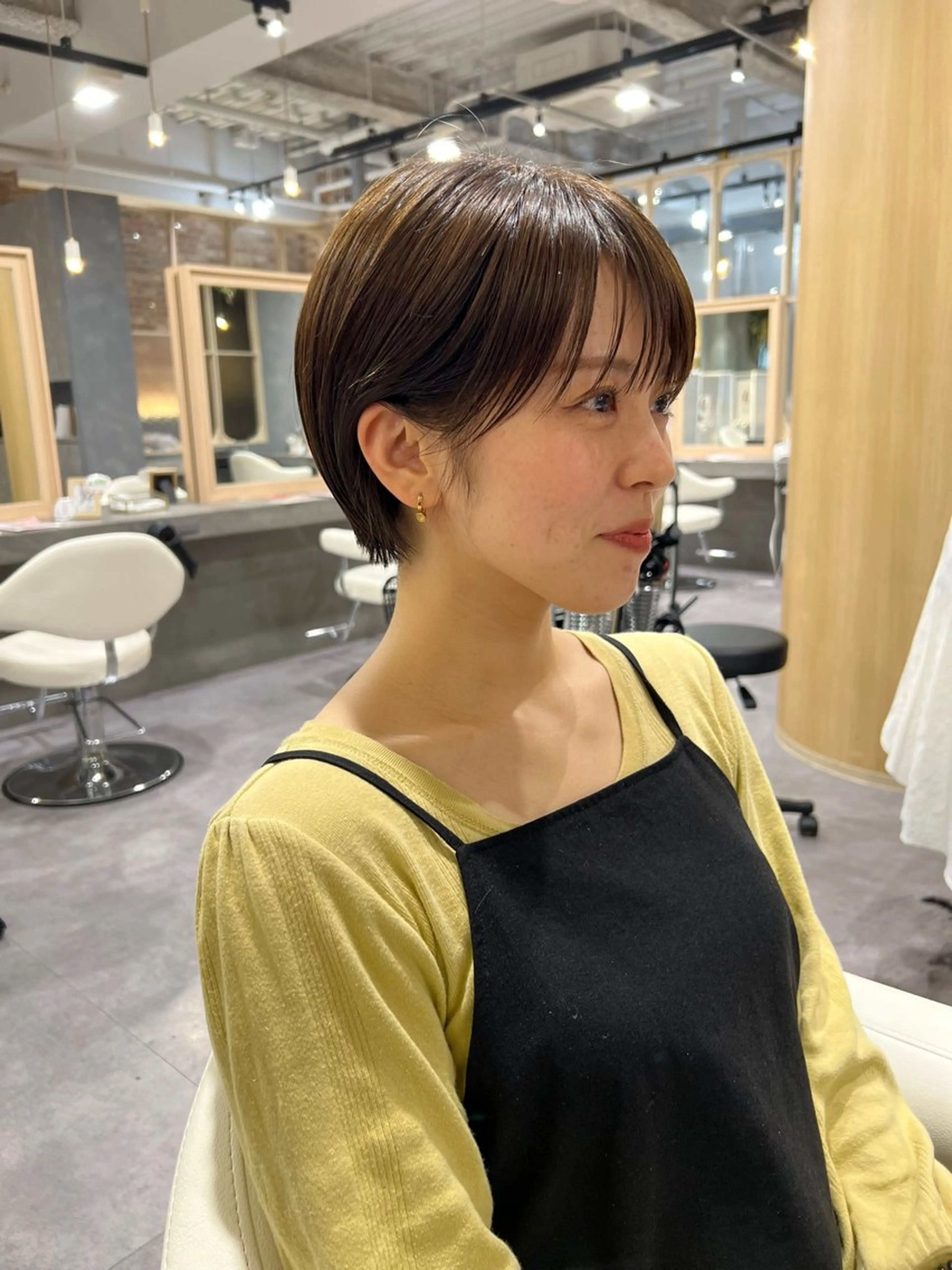 ショート カラー ベージュカラー ショートヘア カット ヘアカラー トリートメント サカノ ユウキ /ショート/ボブのヘアスタイル