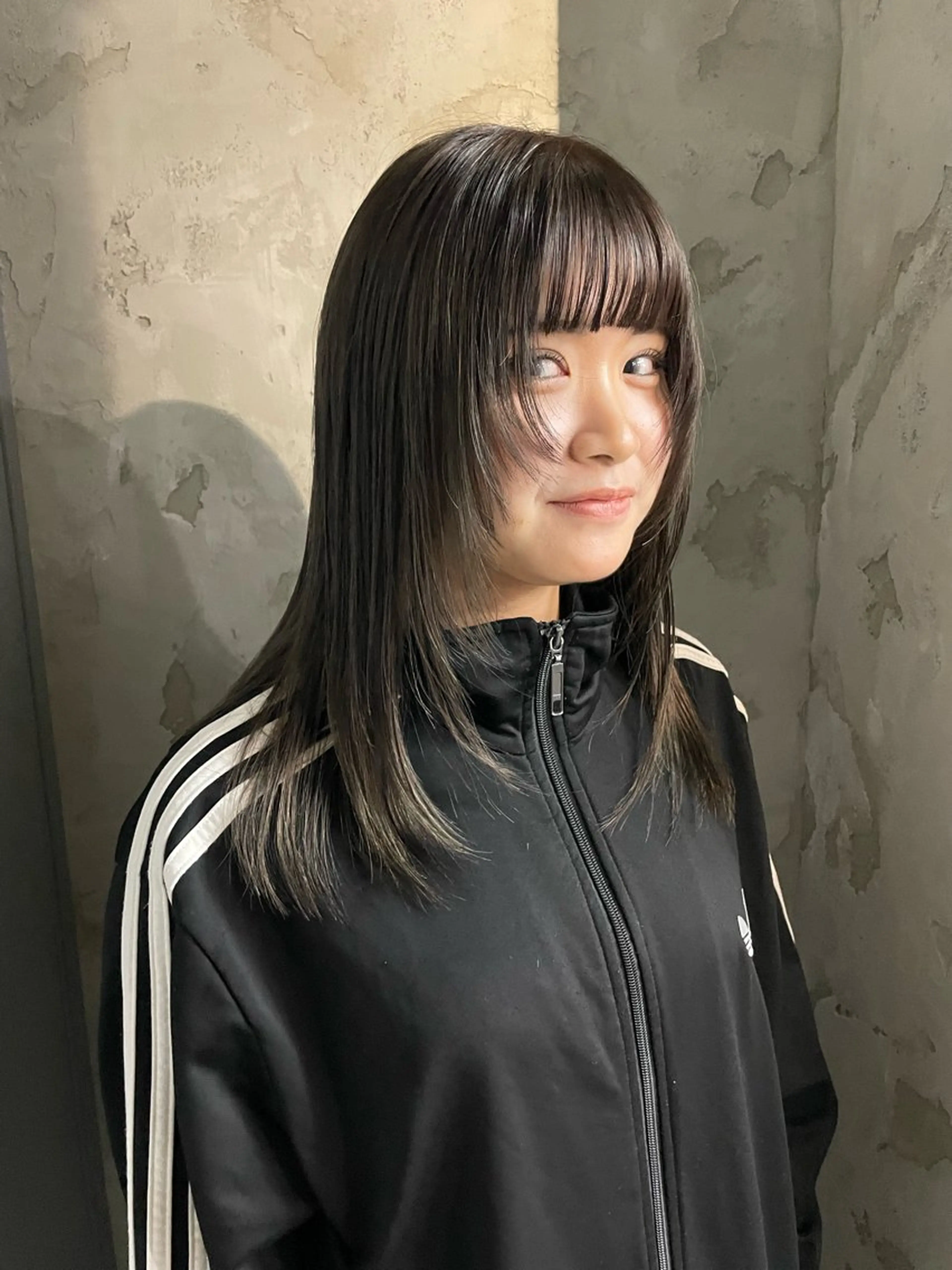 セミロング レイヤーカット カット shiba tomomiのヘアスタイル