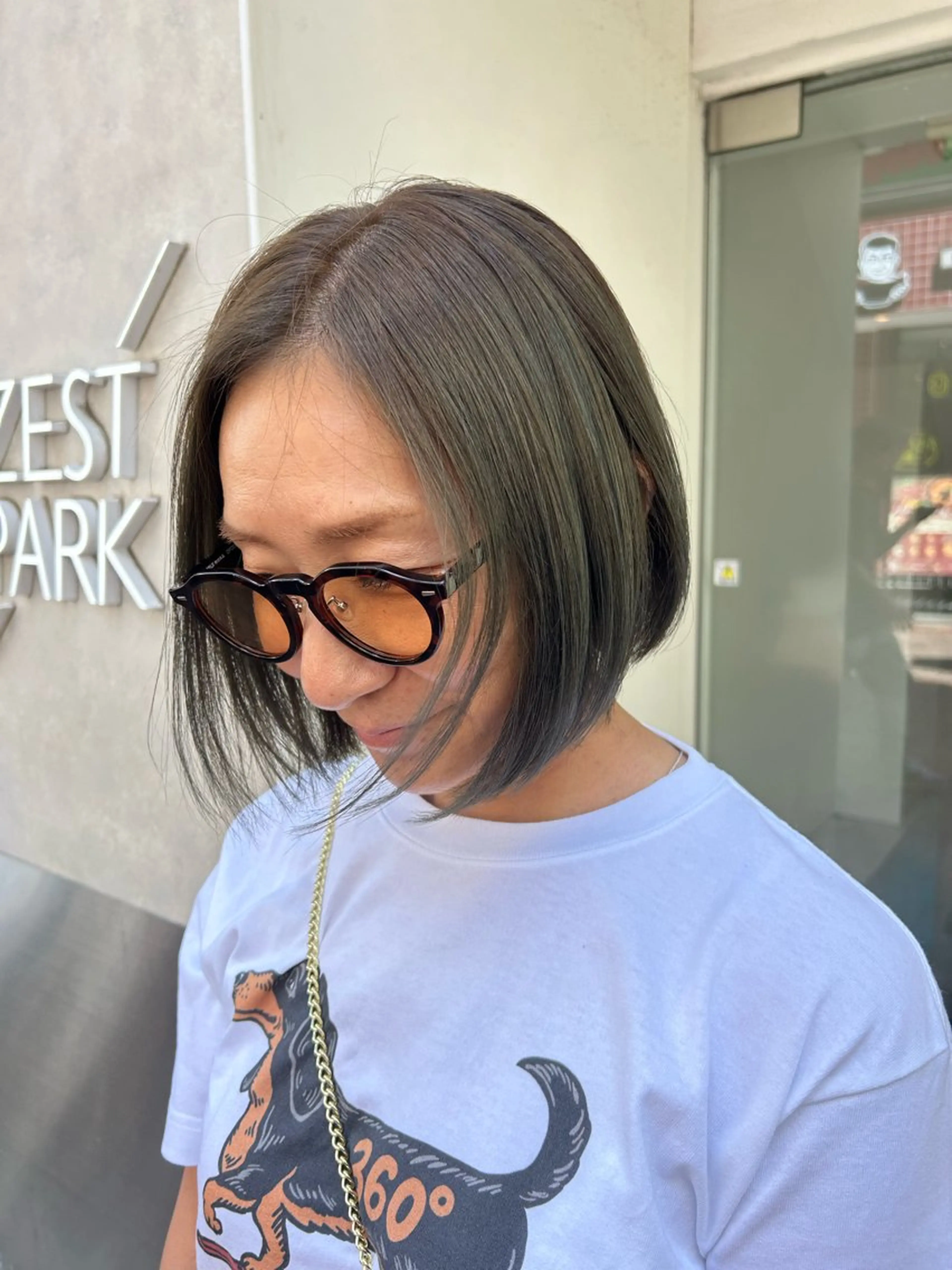 ミディアム カラー ヘアカラー マツエク/ハイト ーン🌺kae🌺のヘアスタイル