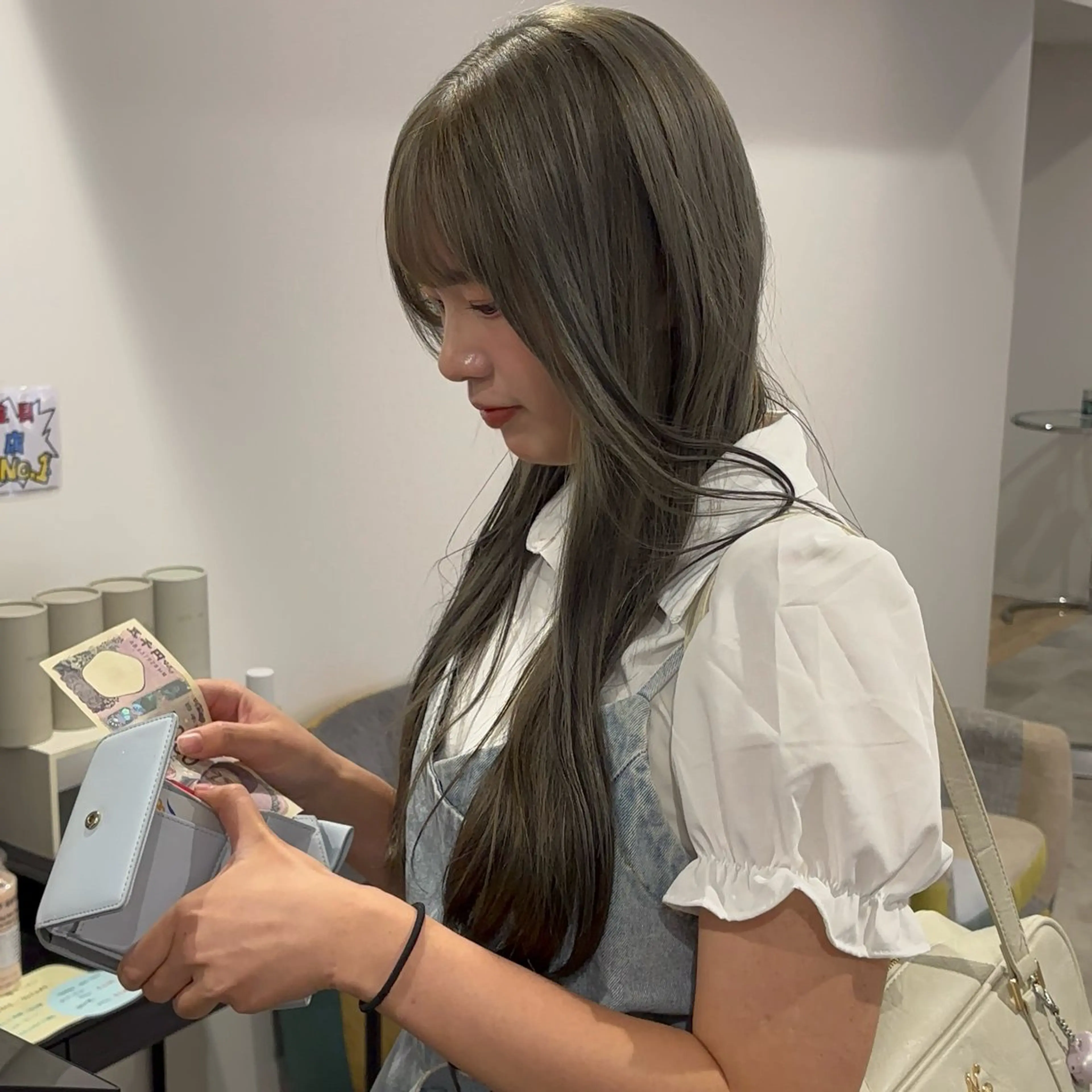 ロング カラー カット ヘアカラー ブリーチ無しダブル カラー / LINAのヘアスタイル