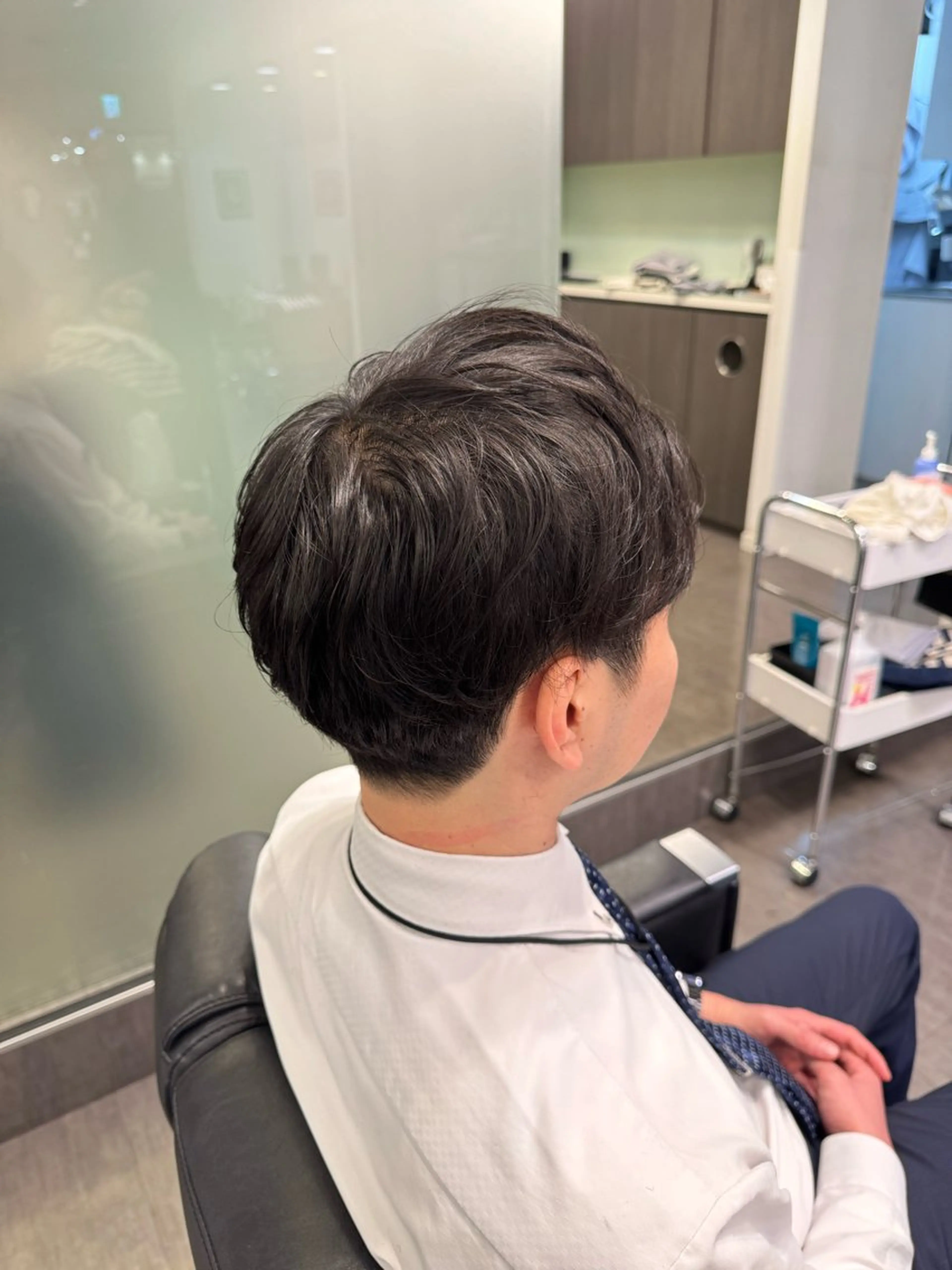 ミディアム メンズ マッシュ ツーブロック 門脇 拓海のヘアスタイル