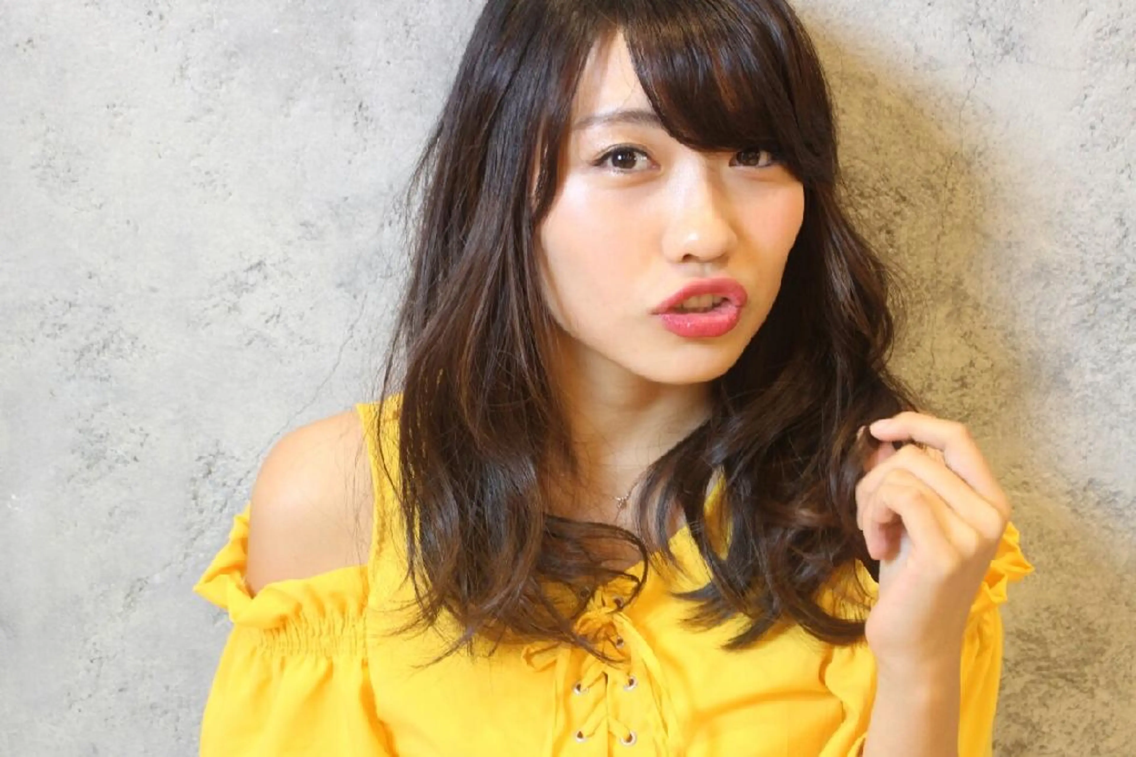 セミロング カラー スタイル 相模大野のヘアスタイル