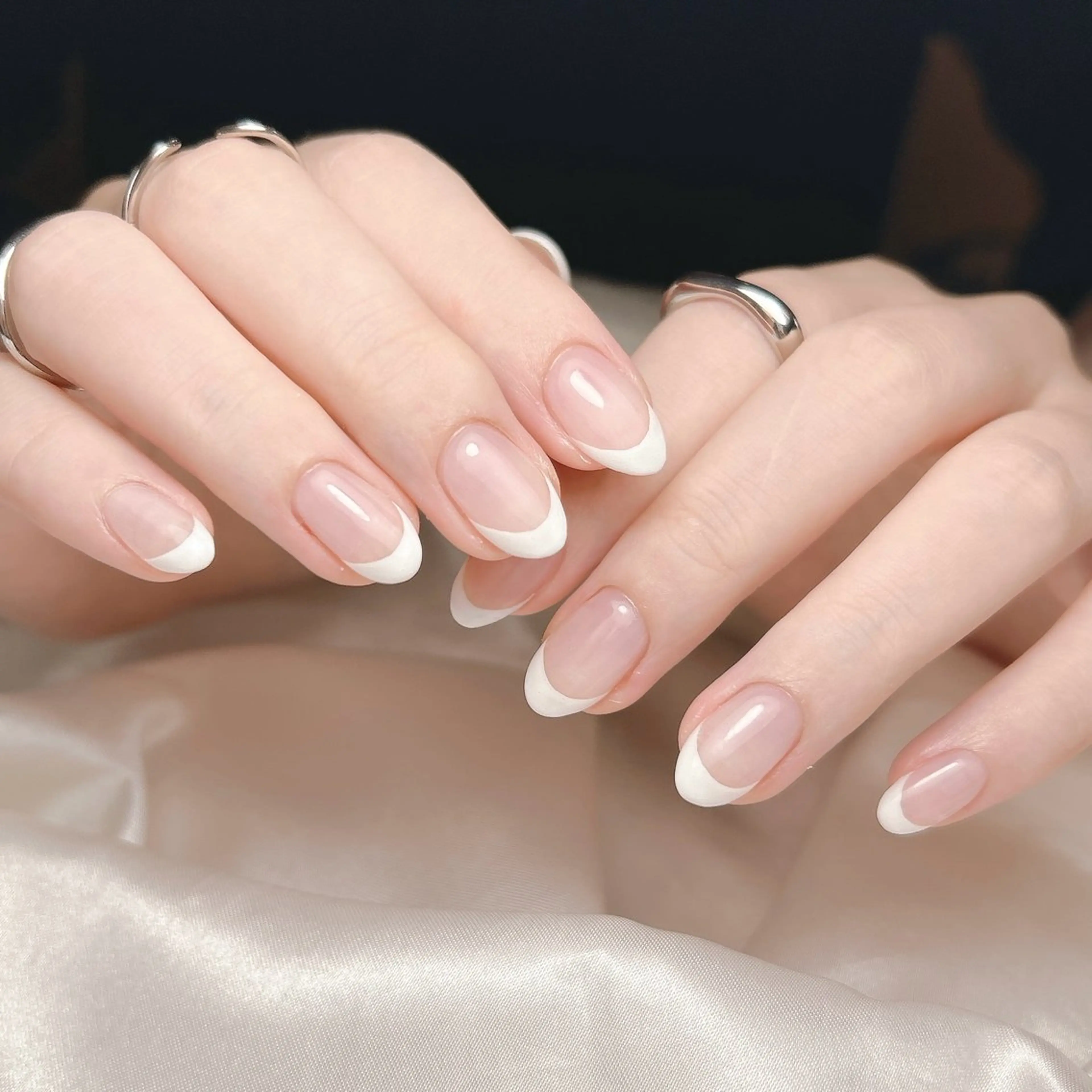 ネイル クリアネイル フレンチネイル ハンドネイル junna 金山.東別院.上前津のネイルデザイン